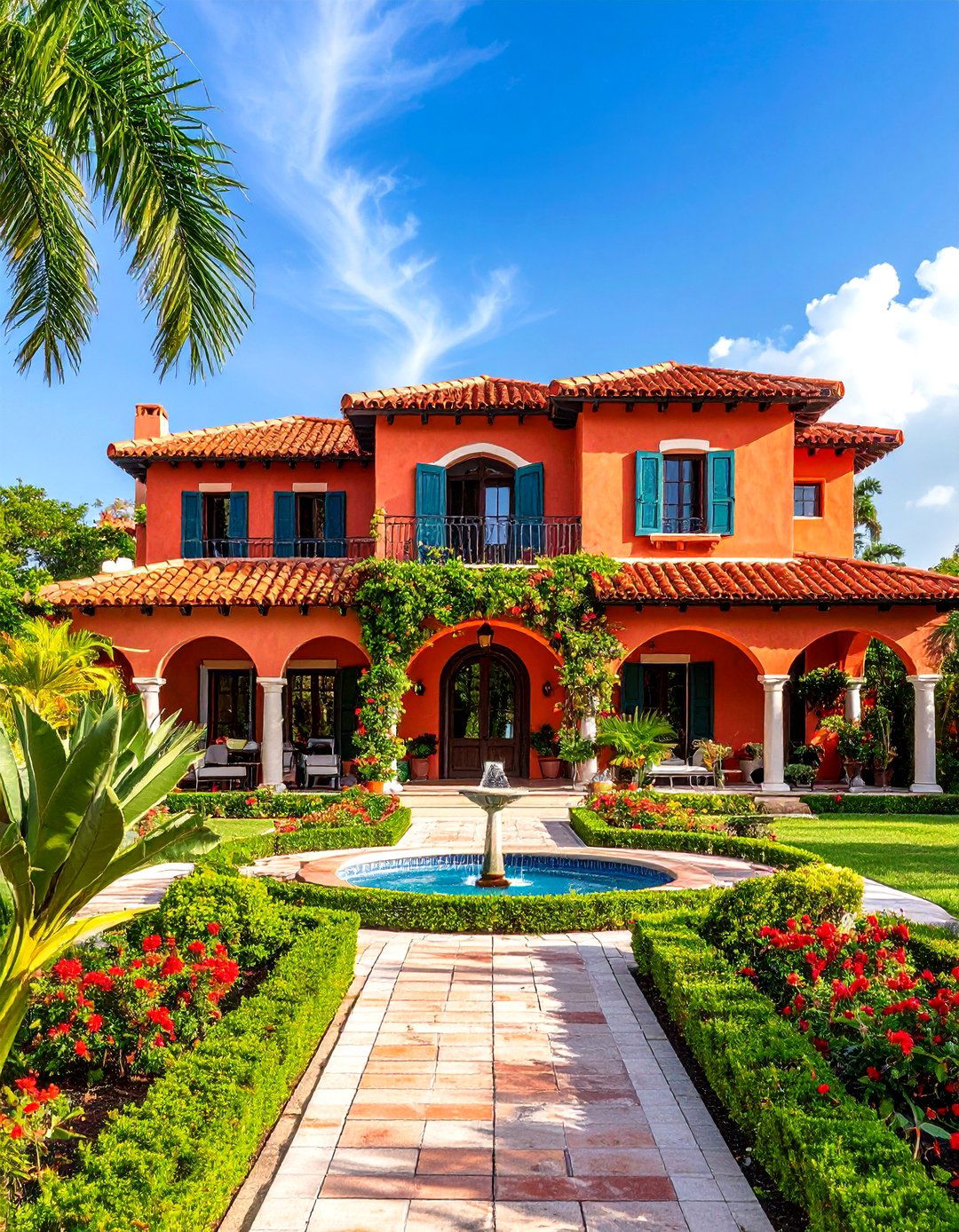 Mexican Colonial Revival House Design - 20 Mexican Style House Design Ideas