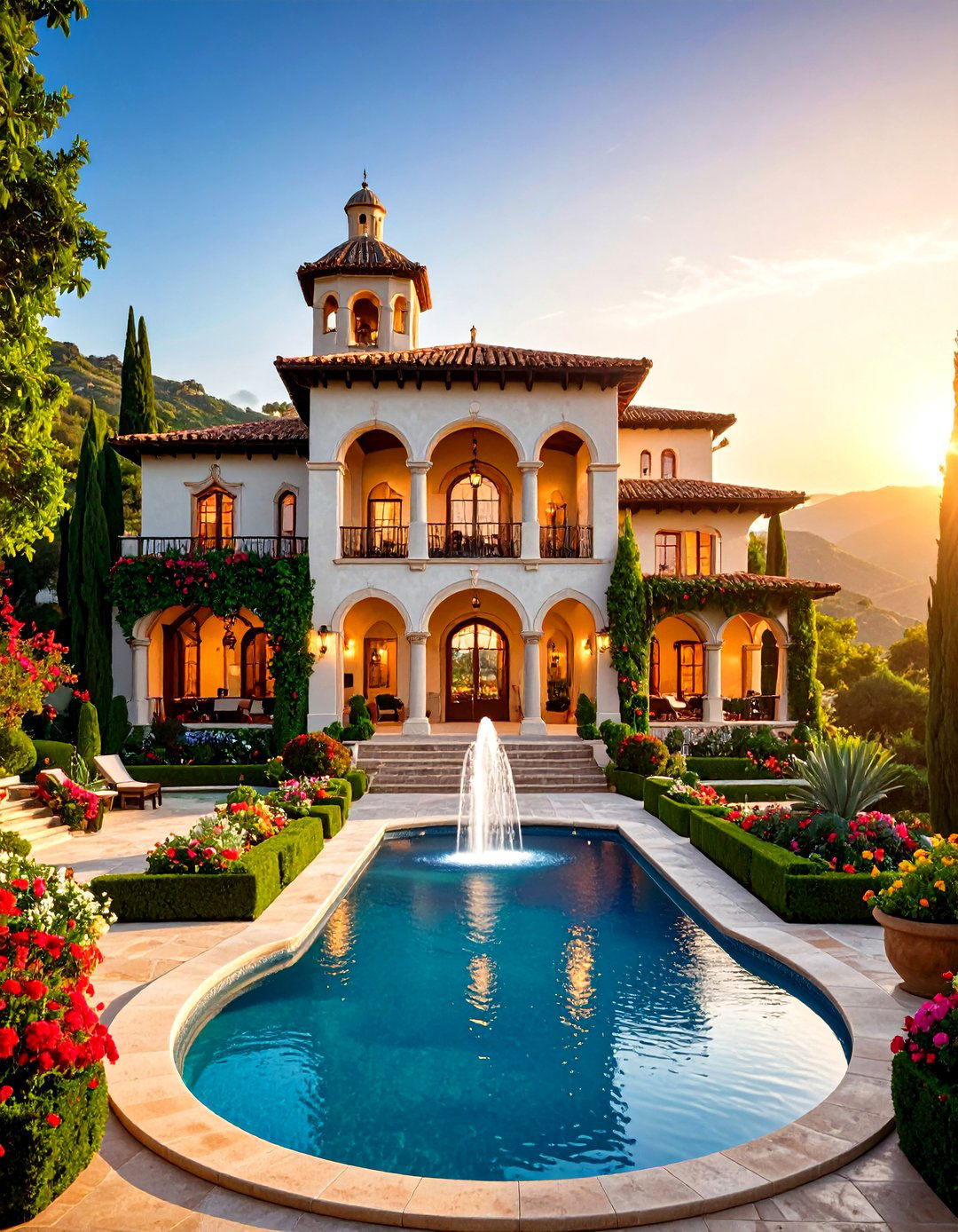 Mexican Luxury Hacienda House Design - 20 Mexican Style House Design Ideas