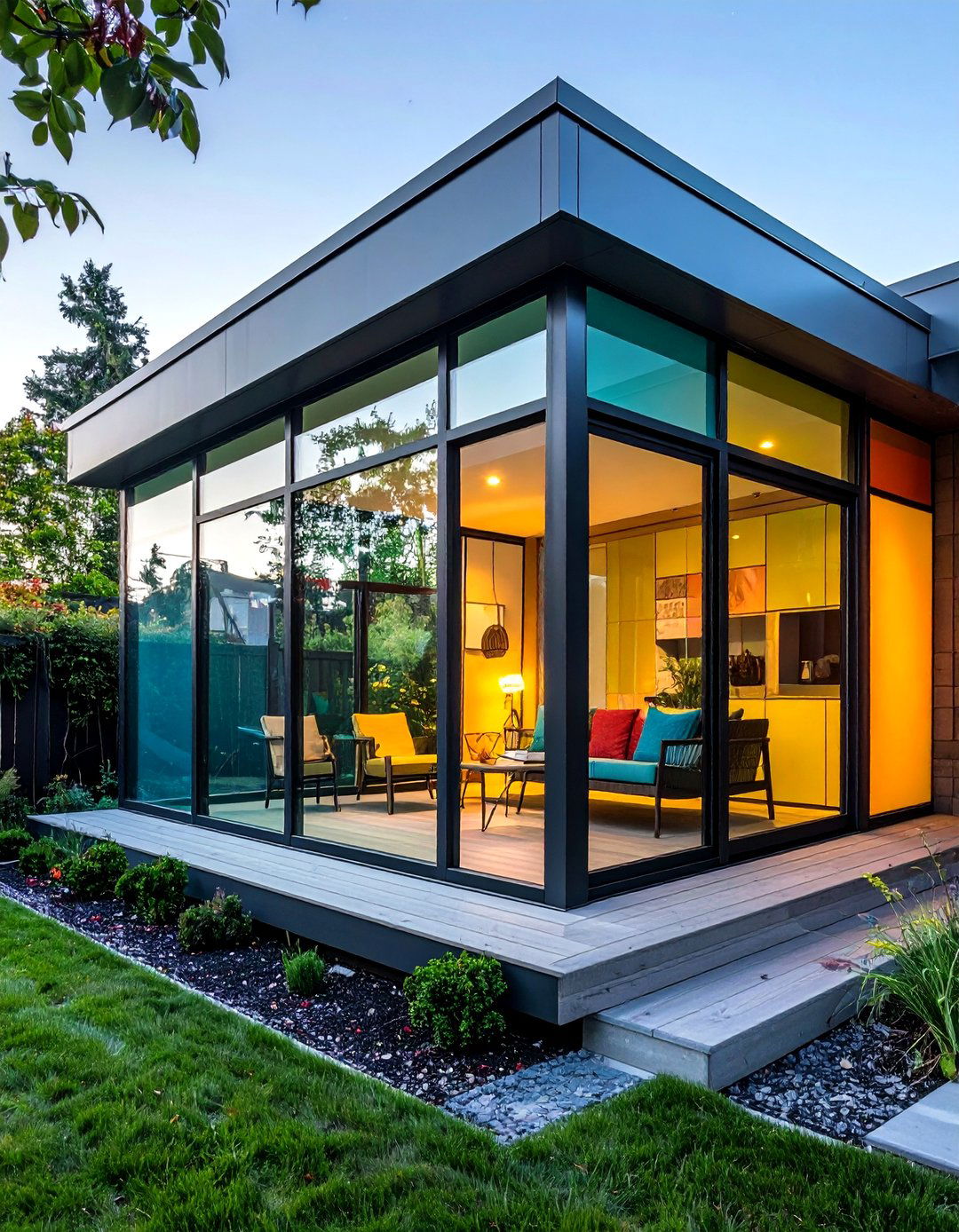 Micro Urban Glass Porch Solution - 20 Glass Porch Design Ideas