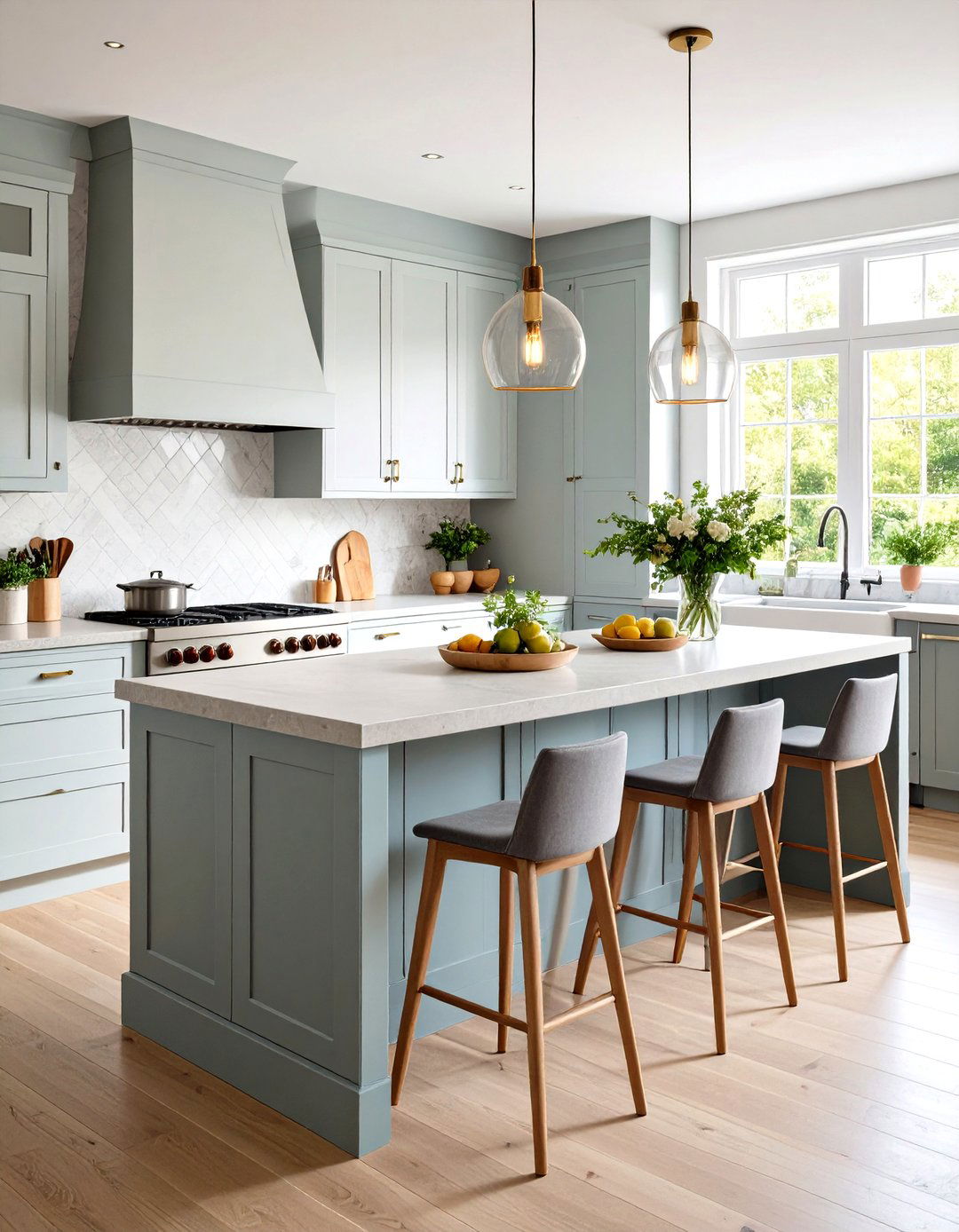 Microcement Kitchen Breakfast Bar - 20 Microcement Kitchen Ideas
