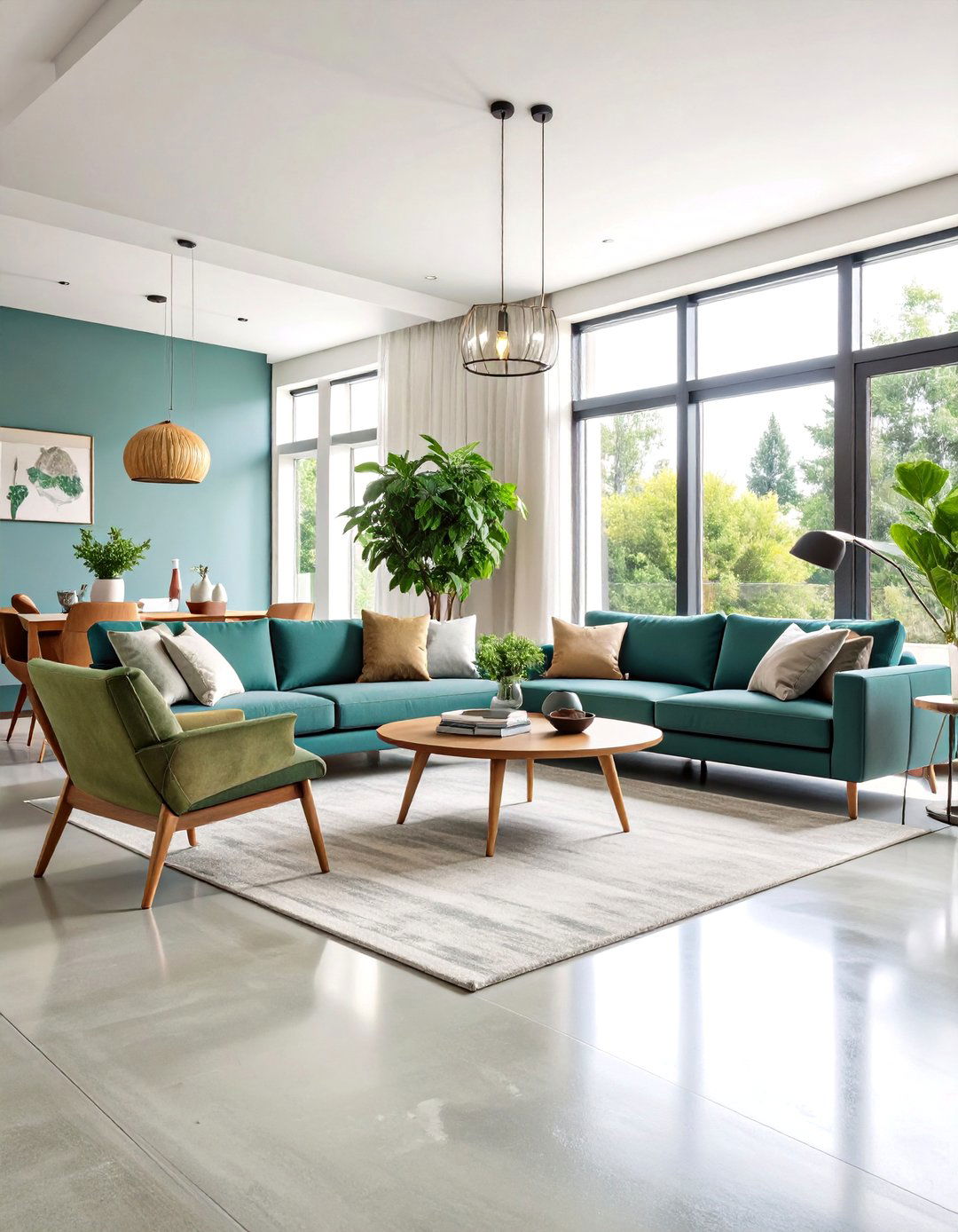 Microcement Overlay Concrete Floors with Smooth Finishes - 20 Concrete Floor Ideas