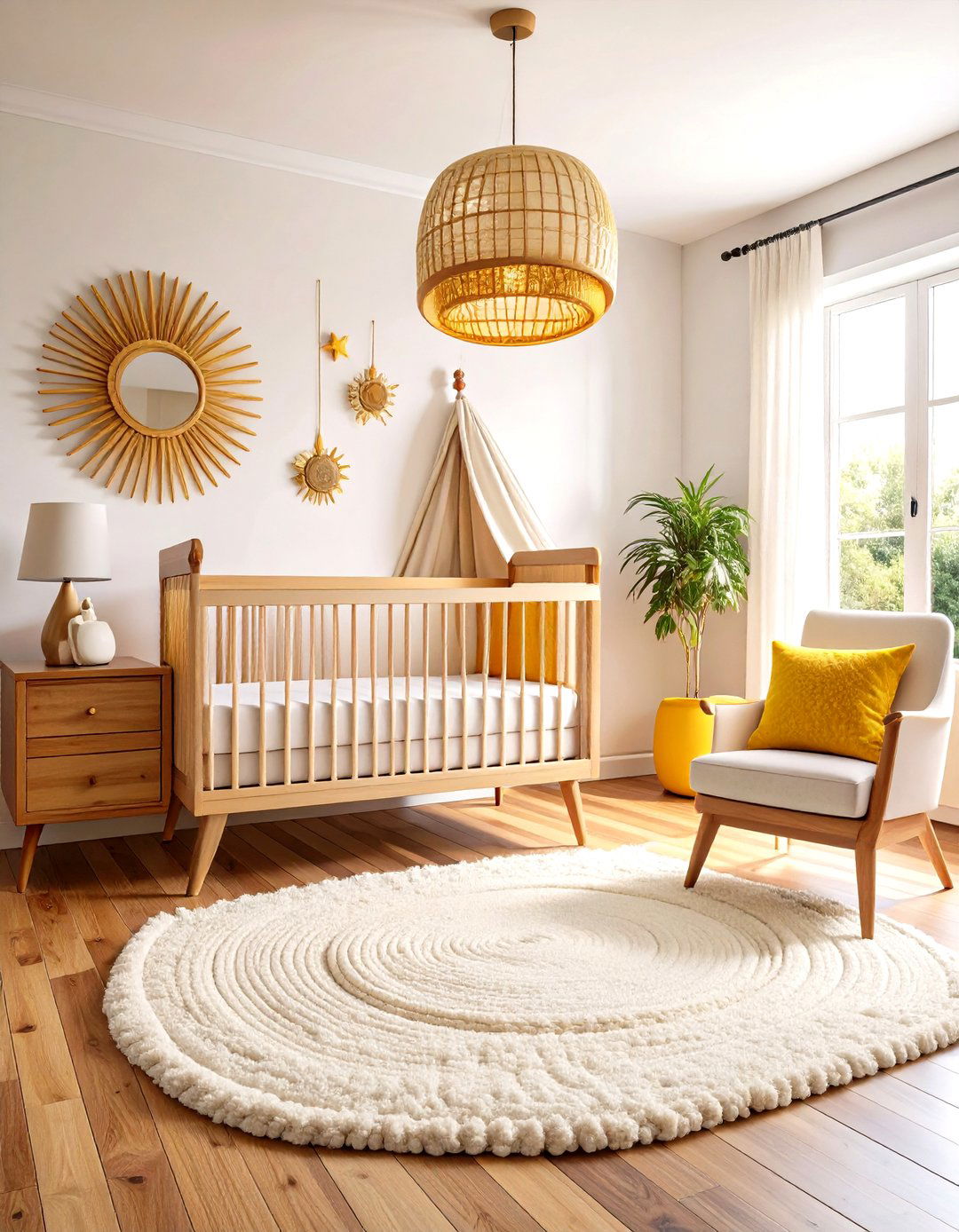 Mid Century Chic Vintage Nursery - 20 Vintage Nursery Ideas