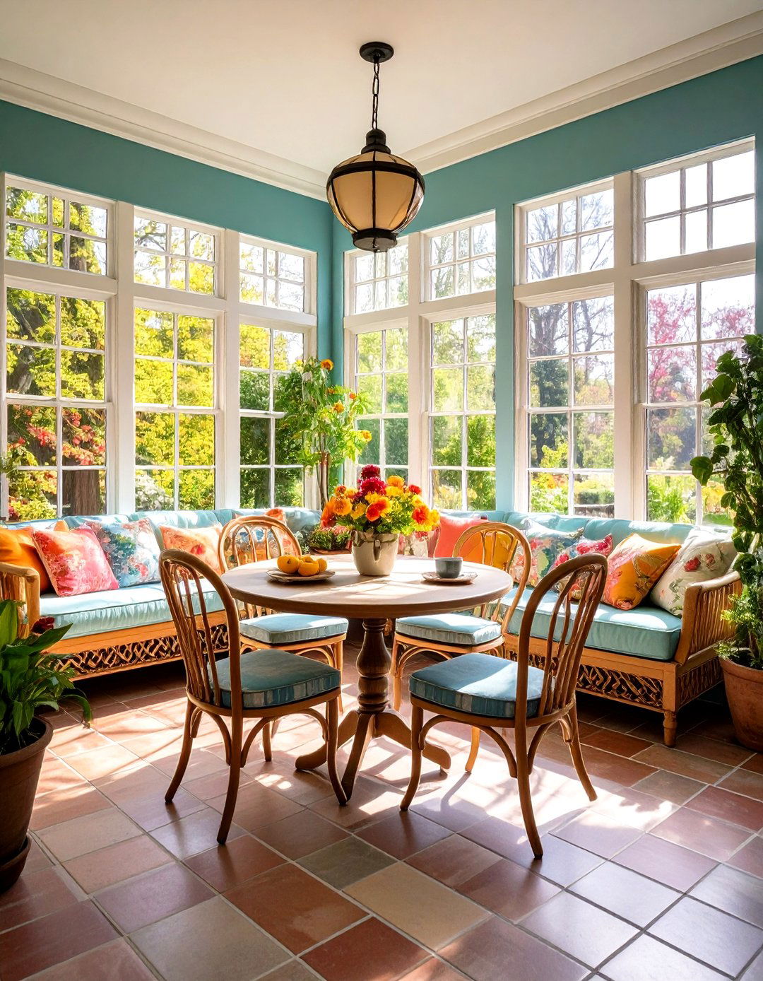 Mid Century Modern Breakfast Room Sunroom - 20 Mid-century Modern Sunroom Ideas