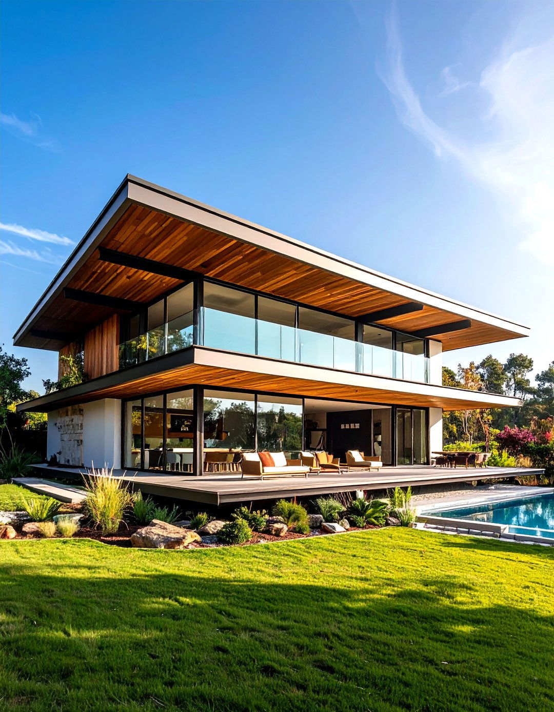 Mid Century Modern Cantilevered Overhang Drama - 20 Mid-Century Modern Exterior Home Ideas