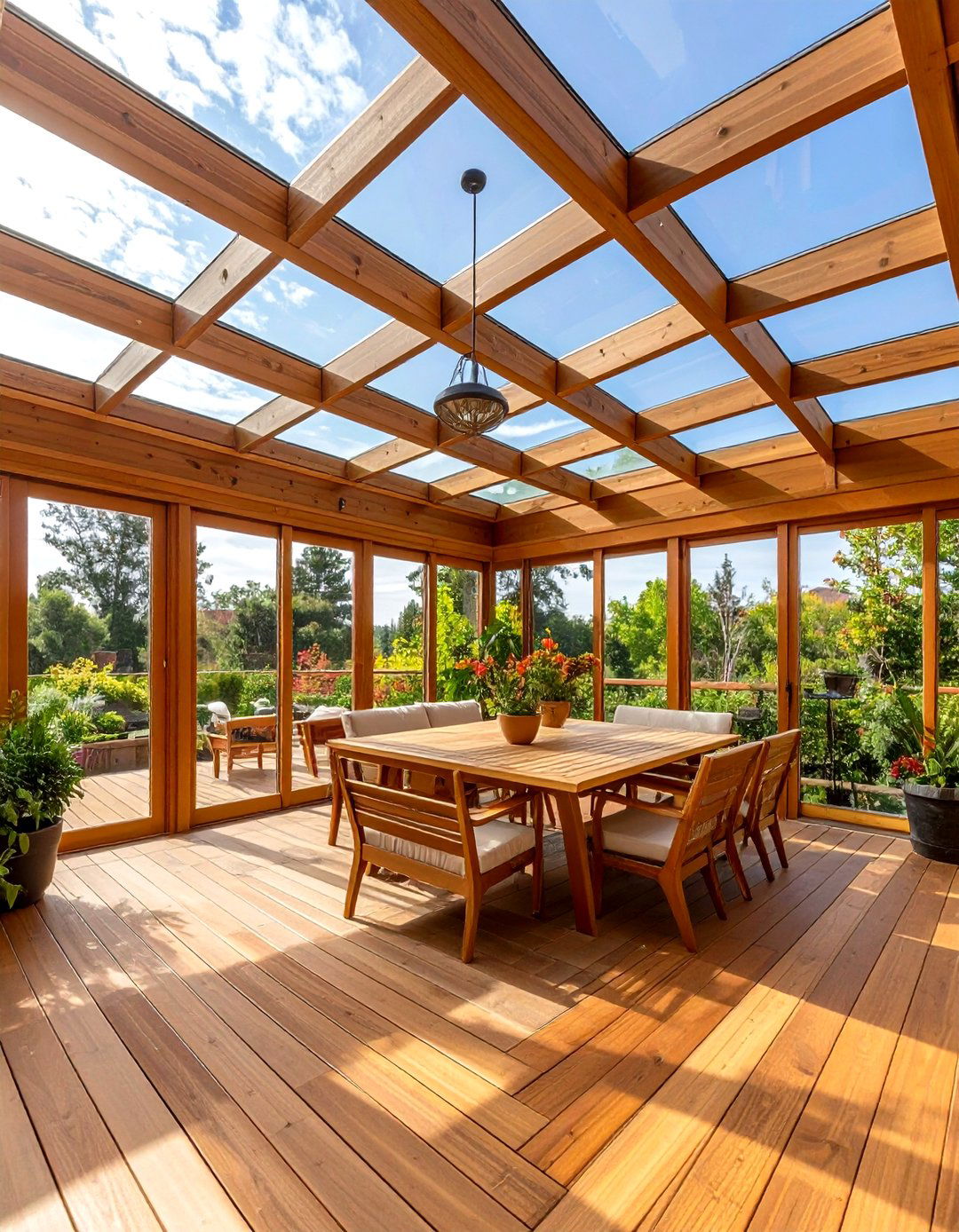 Mid Century Modern Ceiling Details - 20 Sunroom Ceiling Ideas