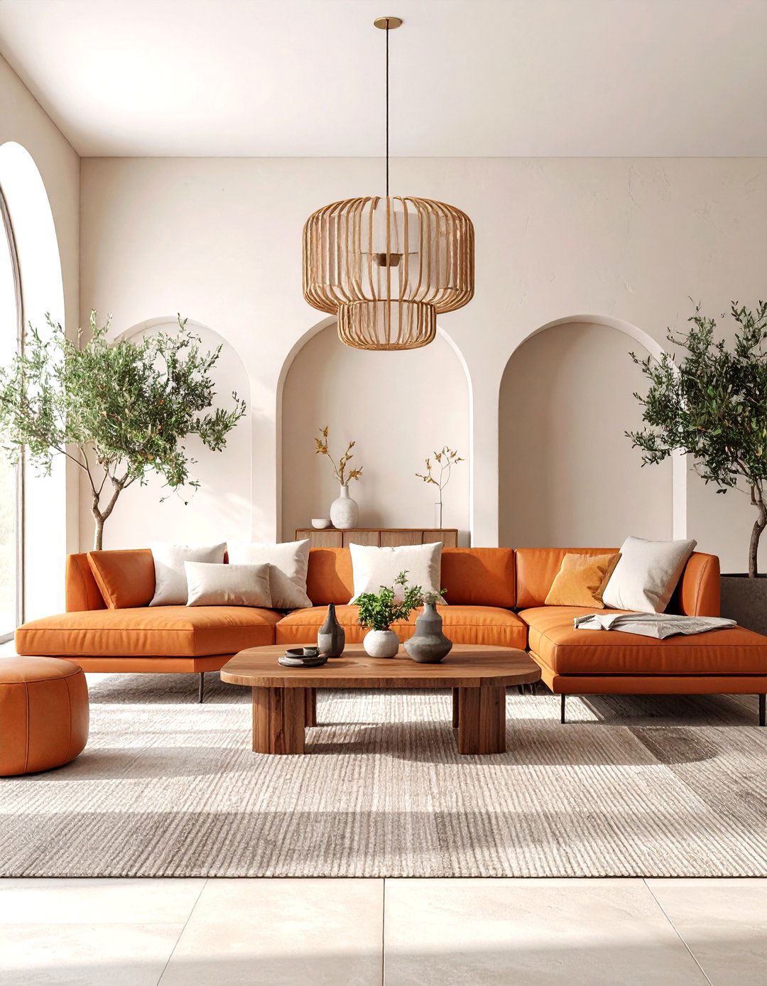 Mid Century Modern Joanna Gaines Living Room with Spanish Revival Accents - 20 Joanna Gaines Living Room Ideas