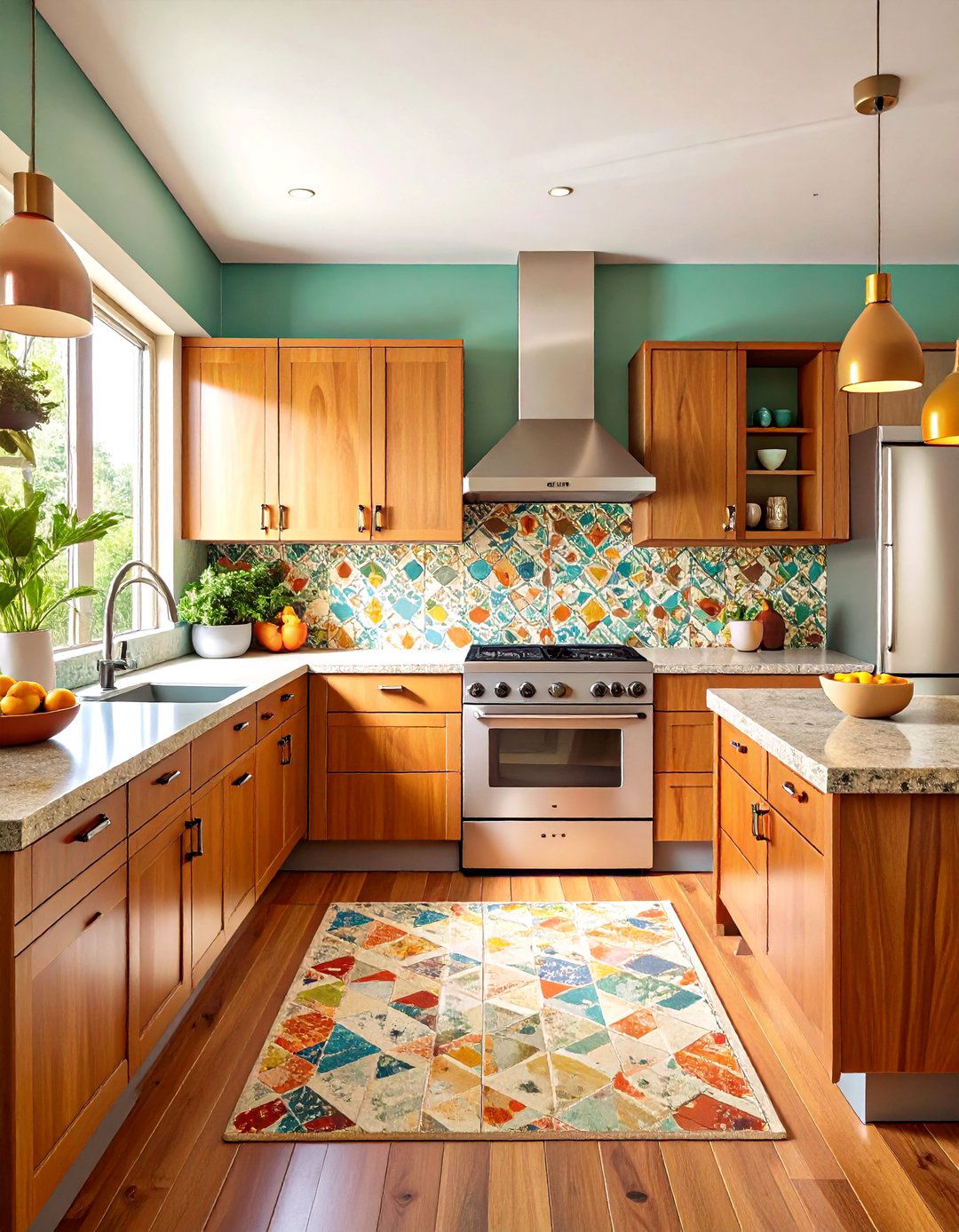 Mid Century Modern Kitchen With Stainless Steel Appliances - 20 Kitchen With Stainless Steel Appliances