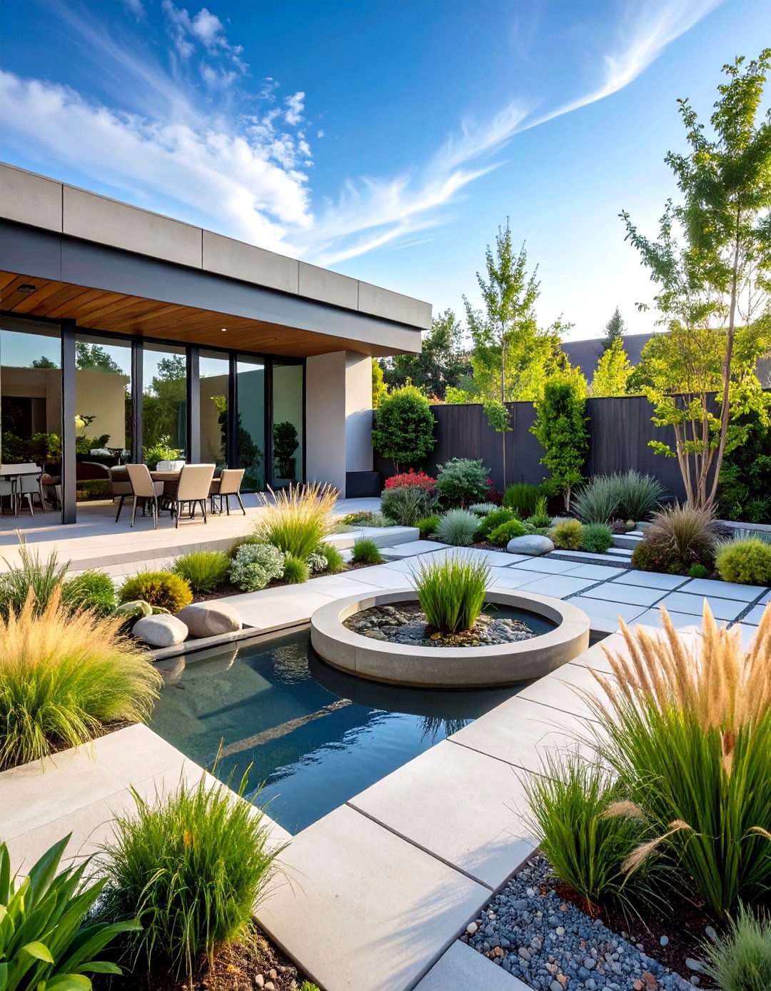 Mid Century Modern Landscaping Courtyard Sanctuary Design - 20 Mid-century Modern Landscaping Ideas
