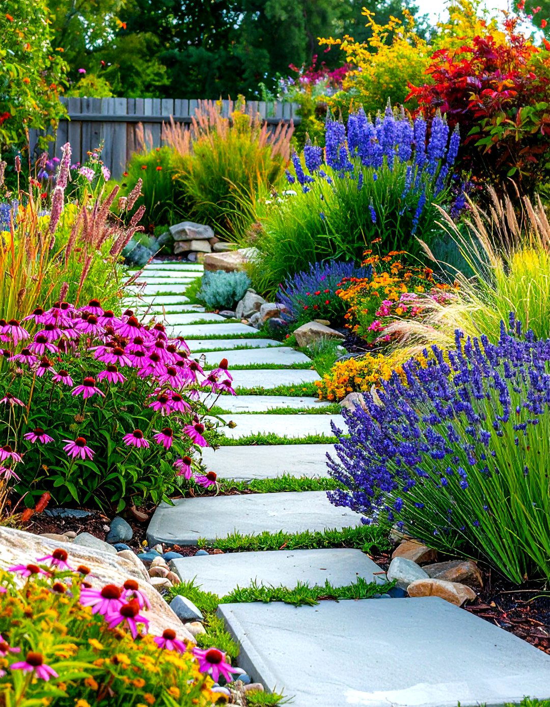 Mid Century Modern Landscaping Drought Tolerant Color Garden - 20 Mid-century Modern Landscaping Ideas