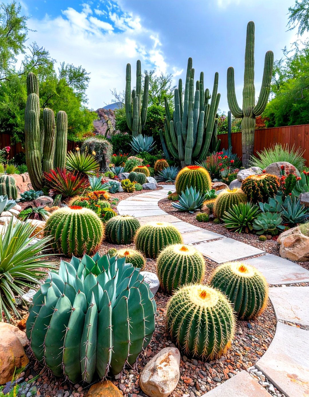 Mid Century Modern Landscaping Sculptural Succulent Display - 20 Mid-century Modern Landscaping Ideas