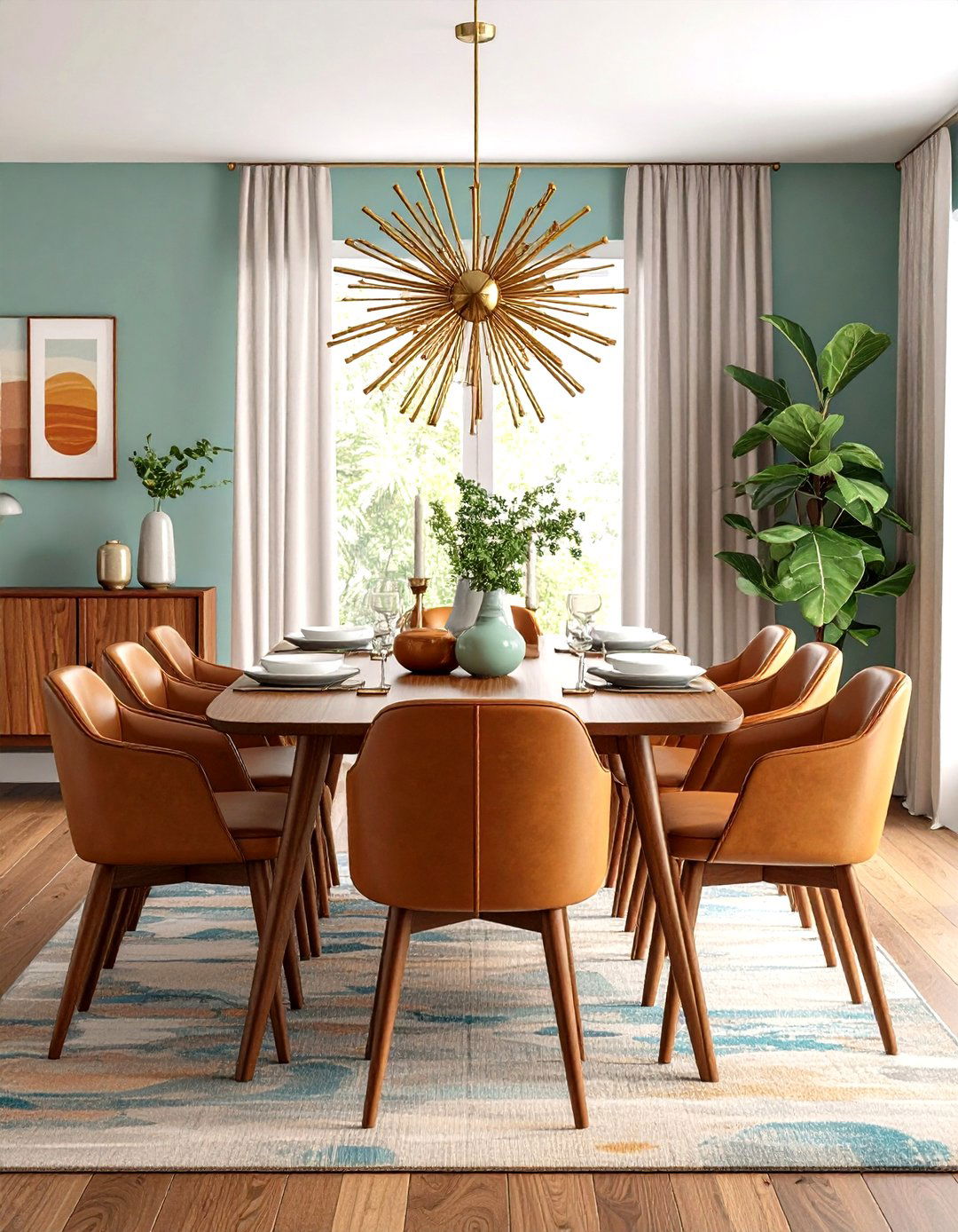 Mid Century Modern Luxury Dining Room - 20 Luxury Dining Room Ideas