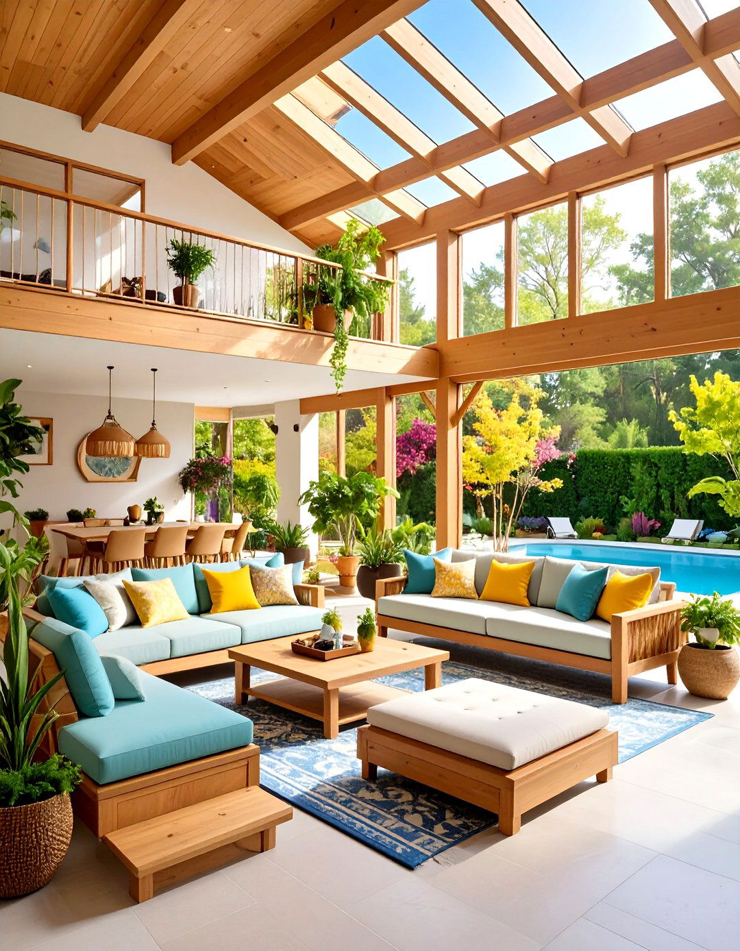 Mid Century Modern Multi Level Sunroom Design - 20 Mid-century Modern Sunroom Ideas
