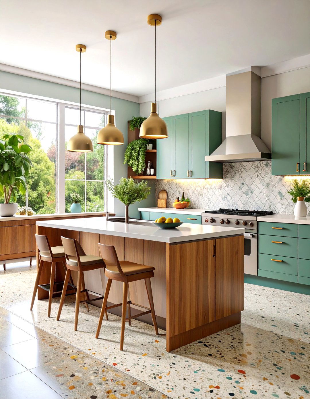 Mid Century Modern Retro Kitchen - 20 Retro Kitchen Ideas