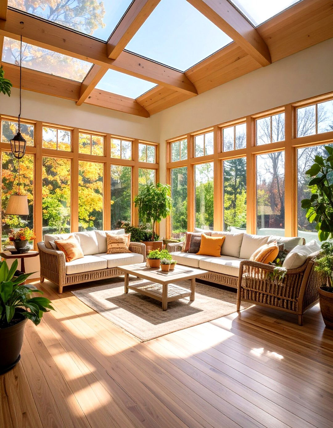 Mid Century Modern Seasonal Transition Sunroom - 20 Mid-century Modern Sunroom Ideas