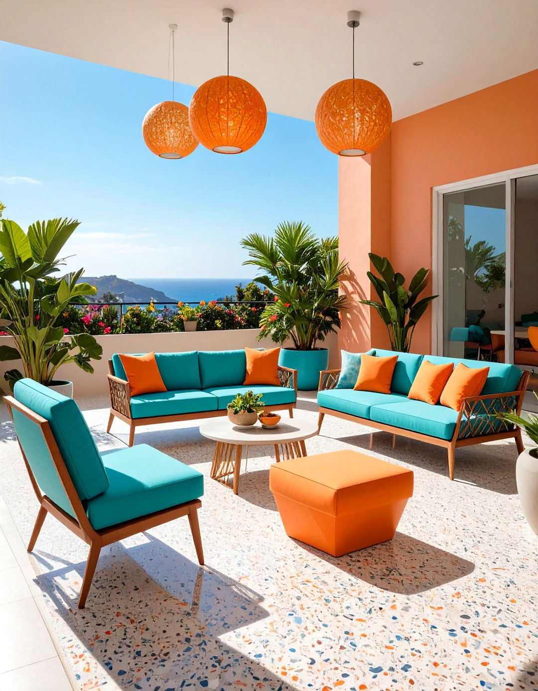 Mid Century Modern Terrace Design - 20 Terrace Design Ideas