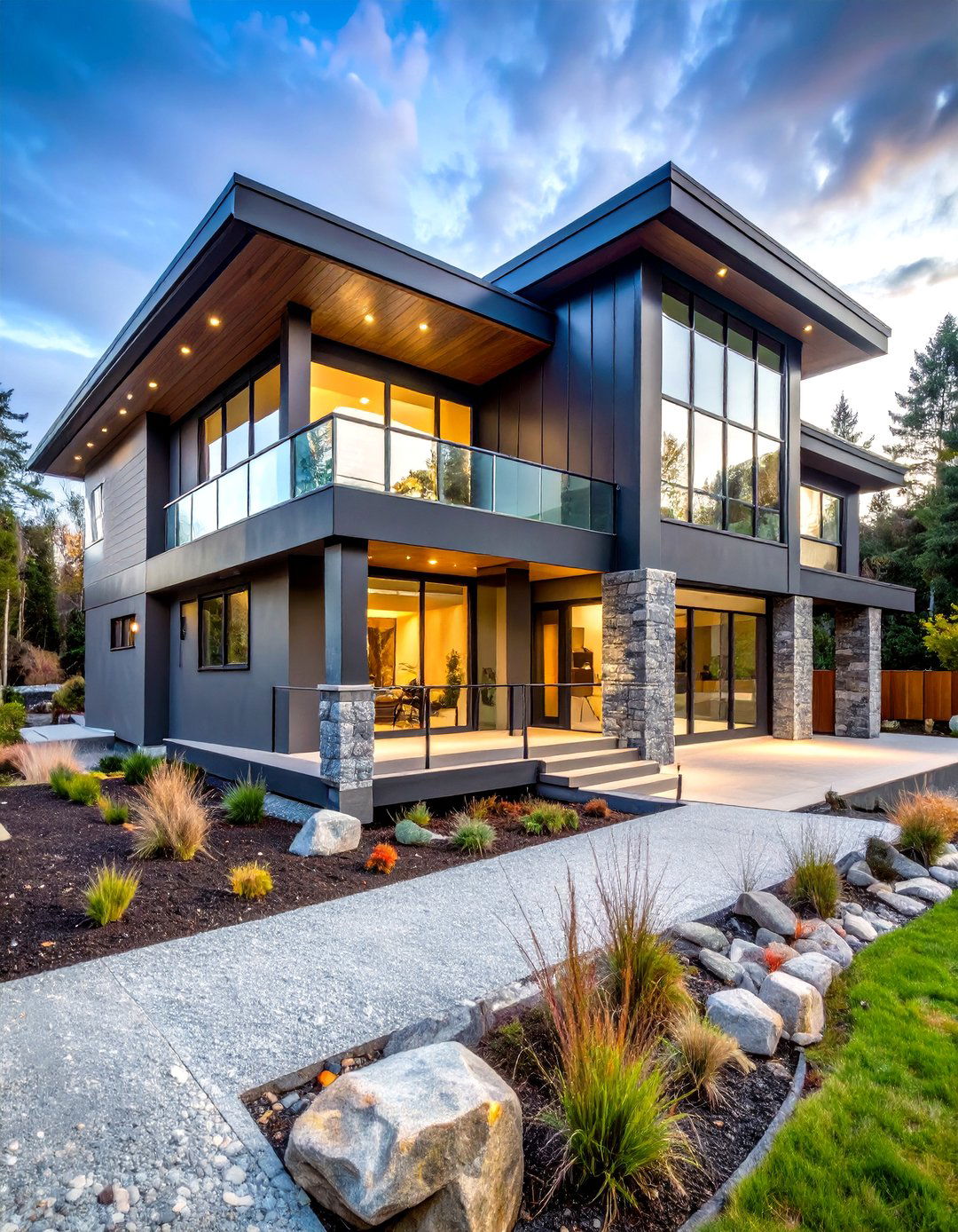 Mindful Gray Greige Paint Grounds Contemporary Lines - 20 Greige Paint Colors for Exteriors