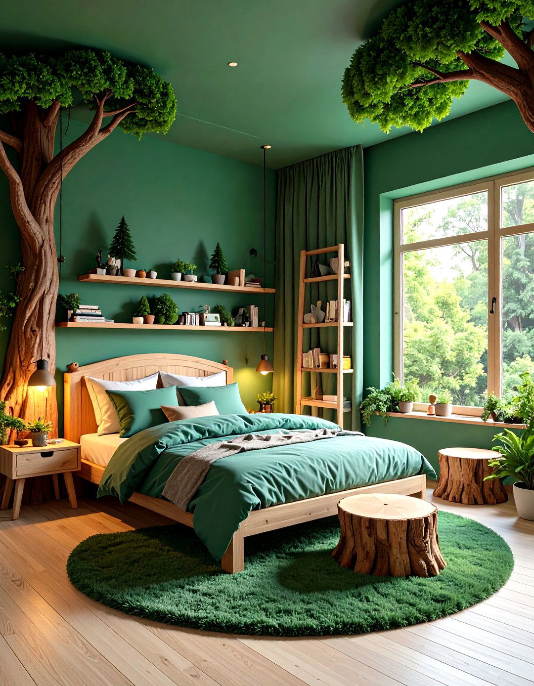 Minecraft Enchanted Forest Bedroom Theme - 20 Minecraft Themed Bedroom Ideas