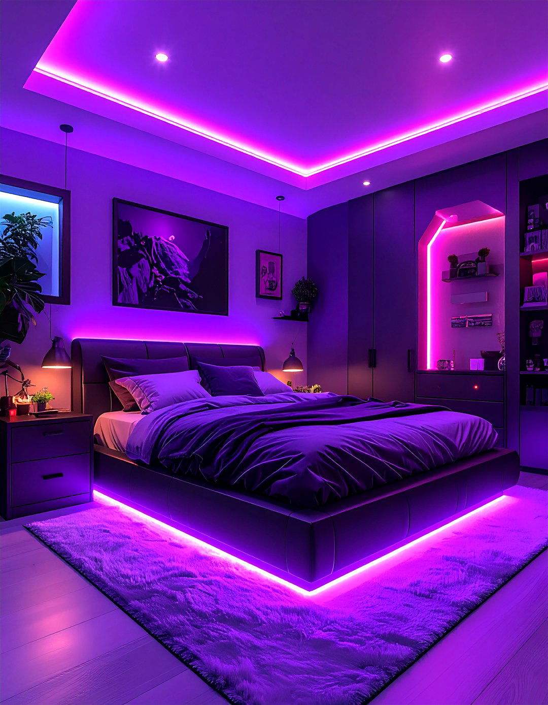 Minecraft Nether Portal Bedroom Adventure - 20 Minecraft Themed Bedroom Ideas