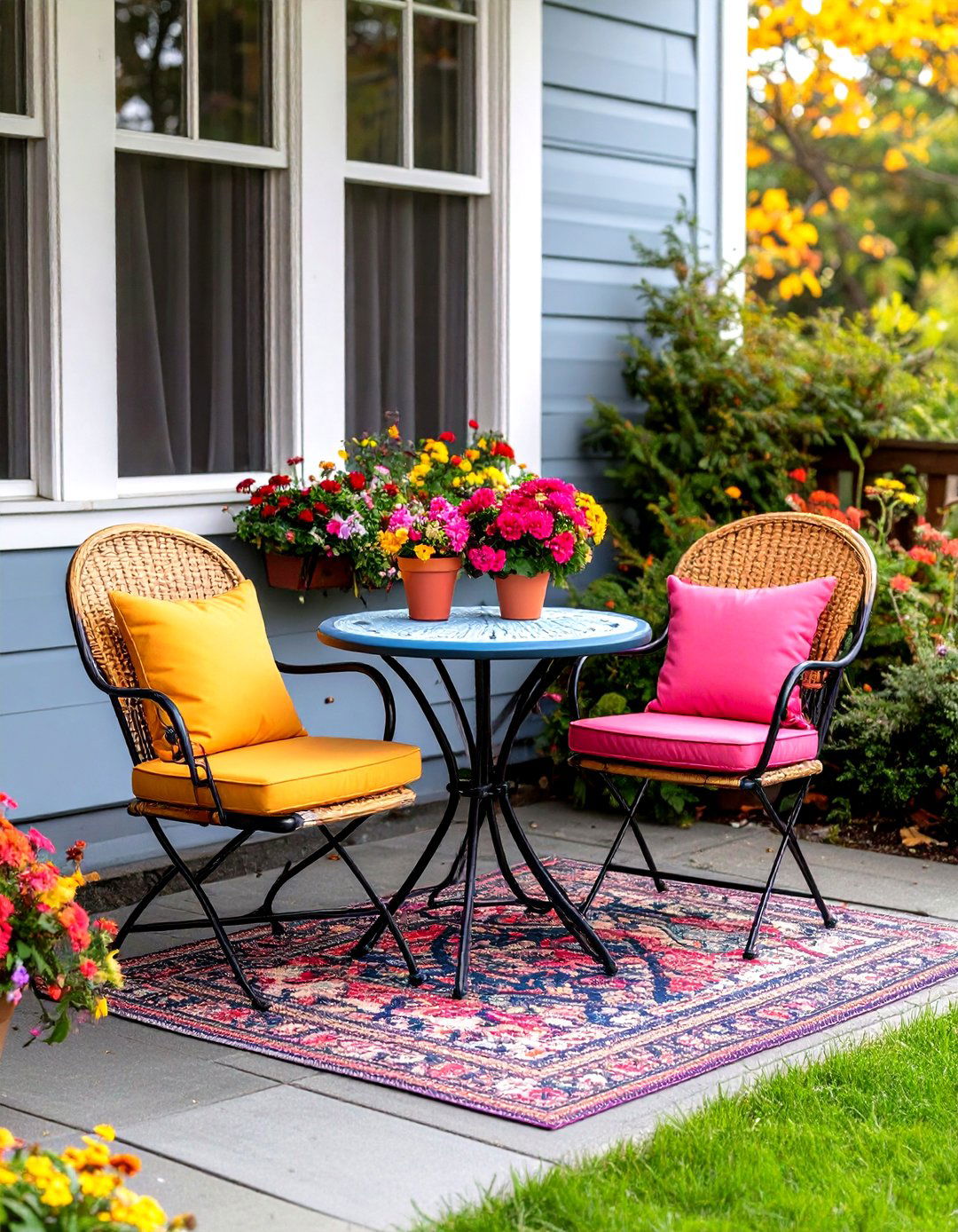 Mini Bistro Set - 20 Side Porch Ideas