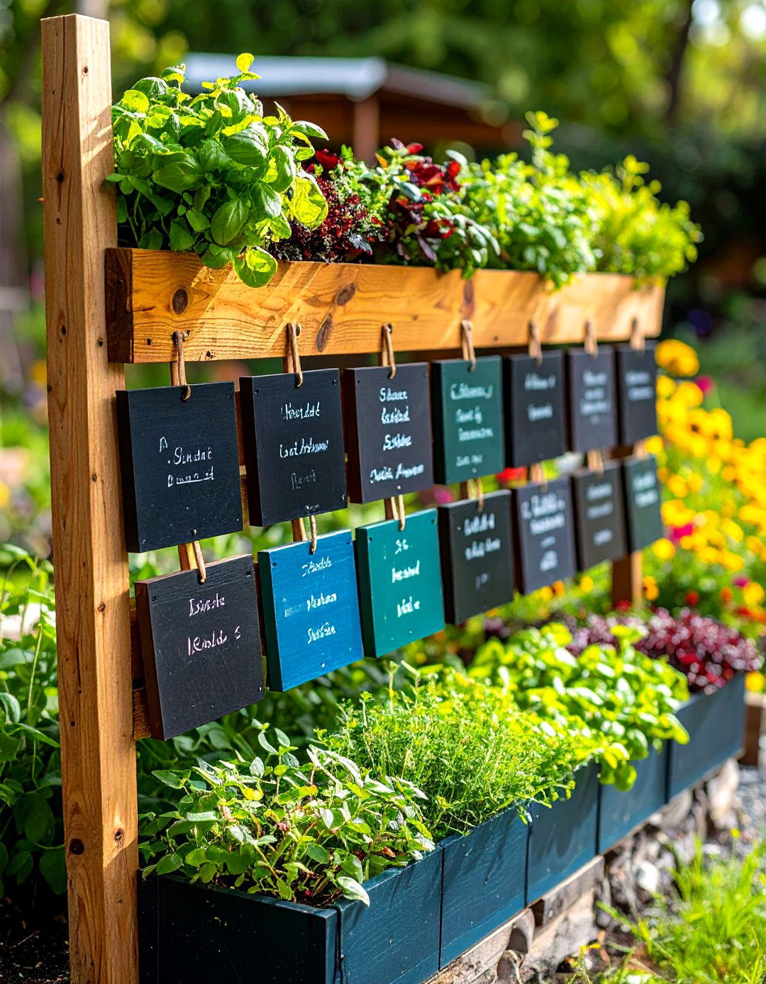 Mini Chalkboard Herb Labels - 20 Garden Sign Ideas