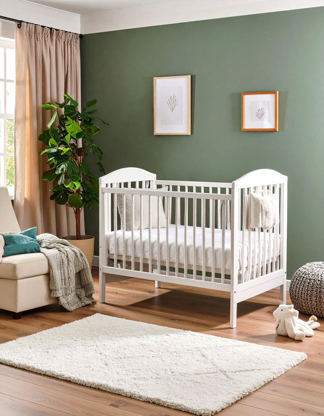 Mini Cribs and Compact Baby Beds - 20 Small Nursery Ideas