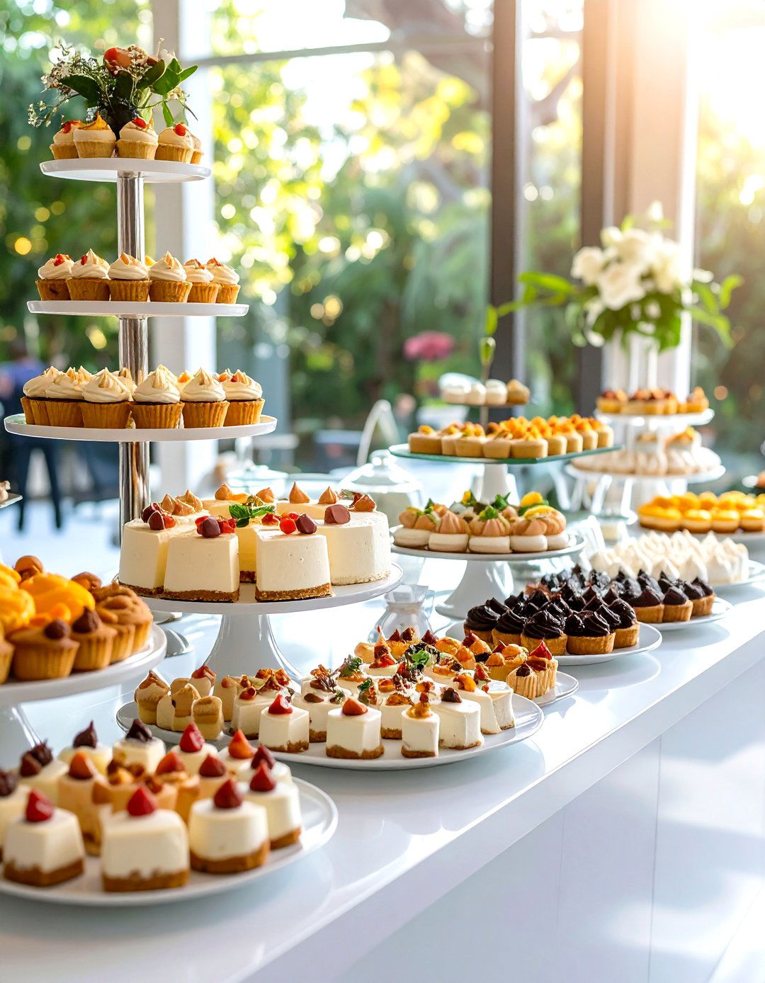 Mini Dessert Wedding Food Bar - 20 Wedding Food Ideas