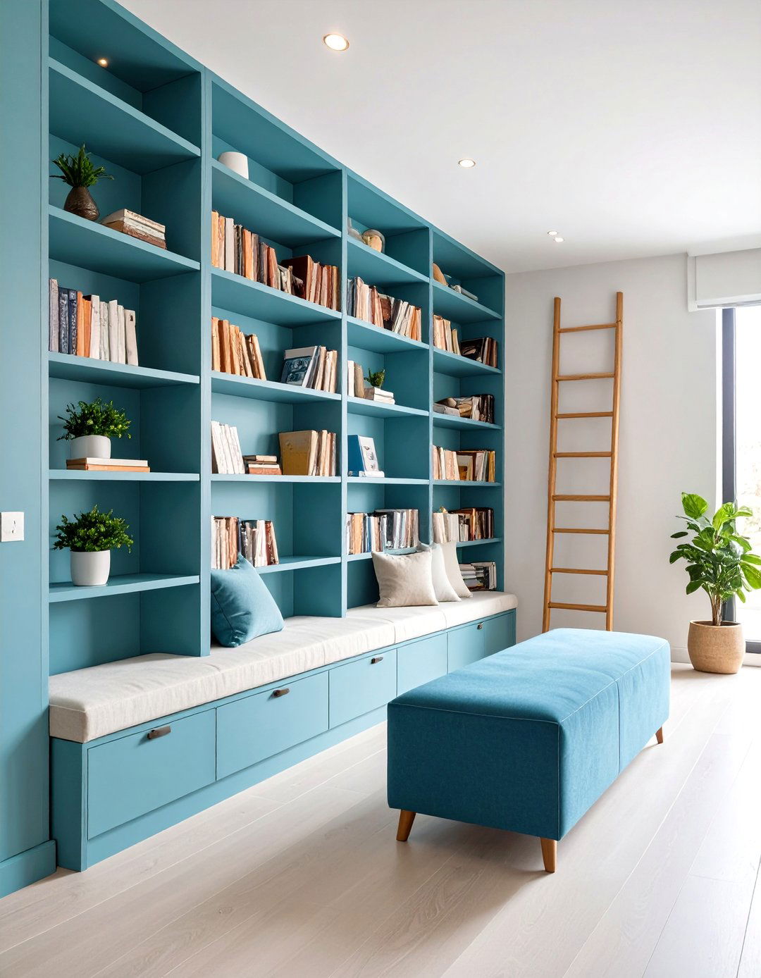 Mini Library Niche - 20 Wall Niche Ideas