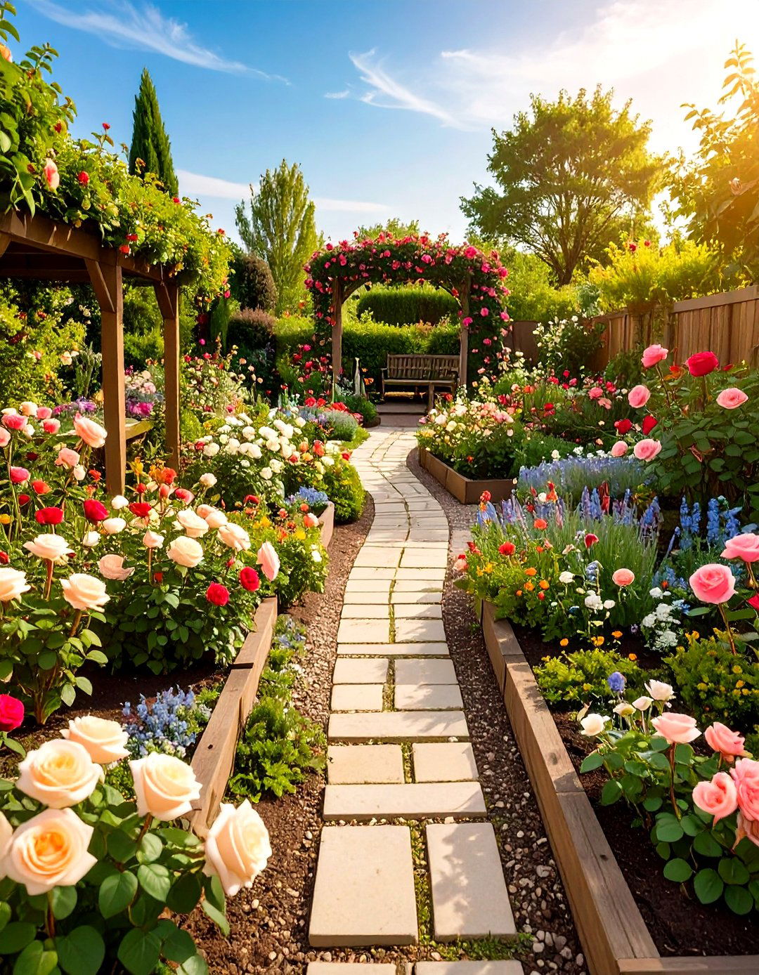Miniature Rose Garden Wonderland - 20 Rose Garden Ideas