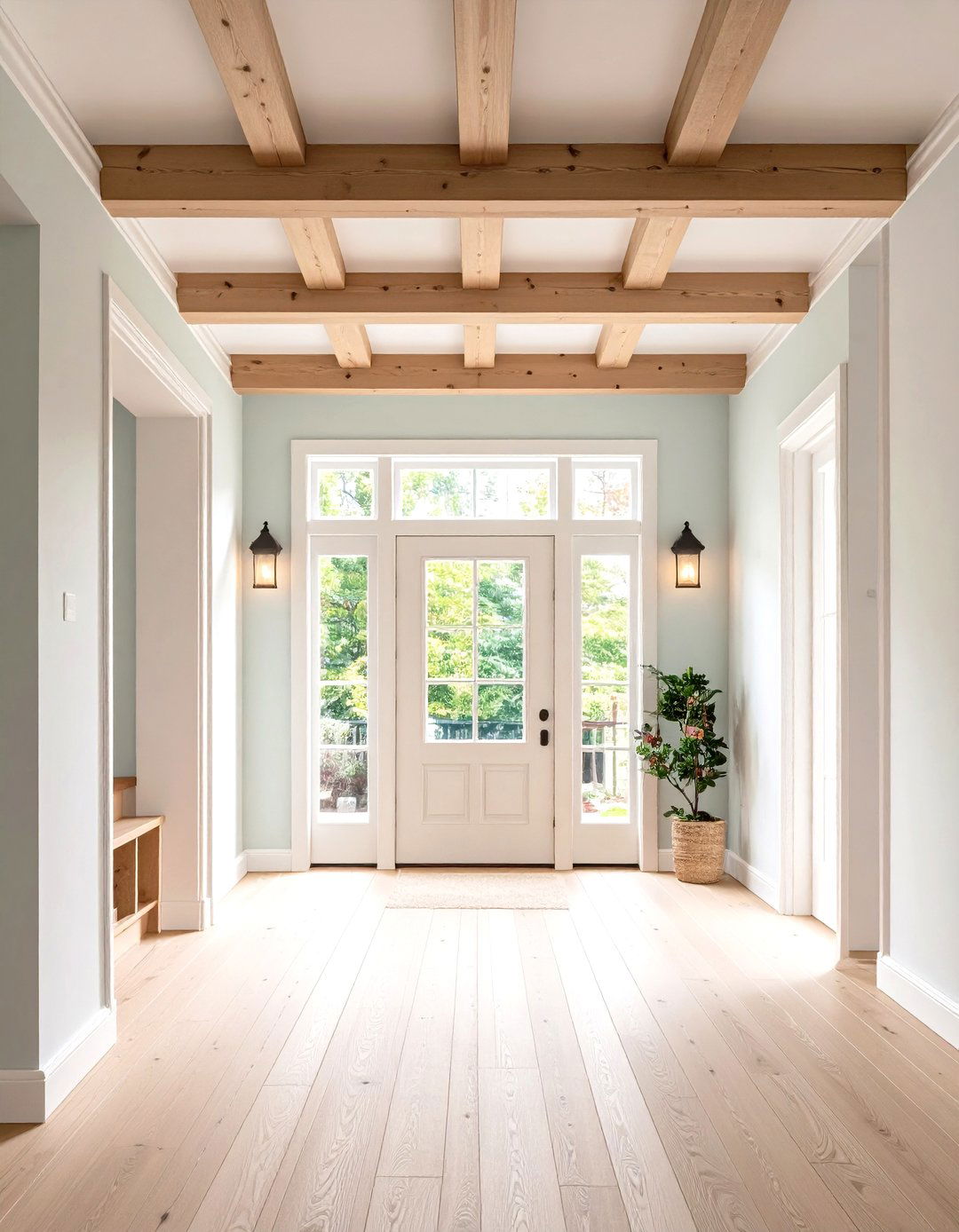 Minimal Scandinavian Flush Ceiling Beams - 20 Decorative Ceiling Beam Ideas