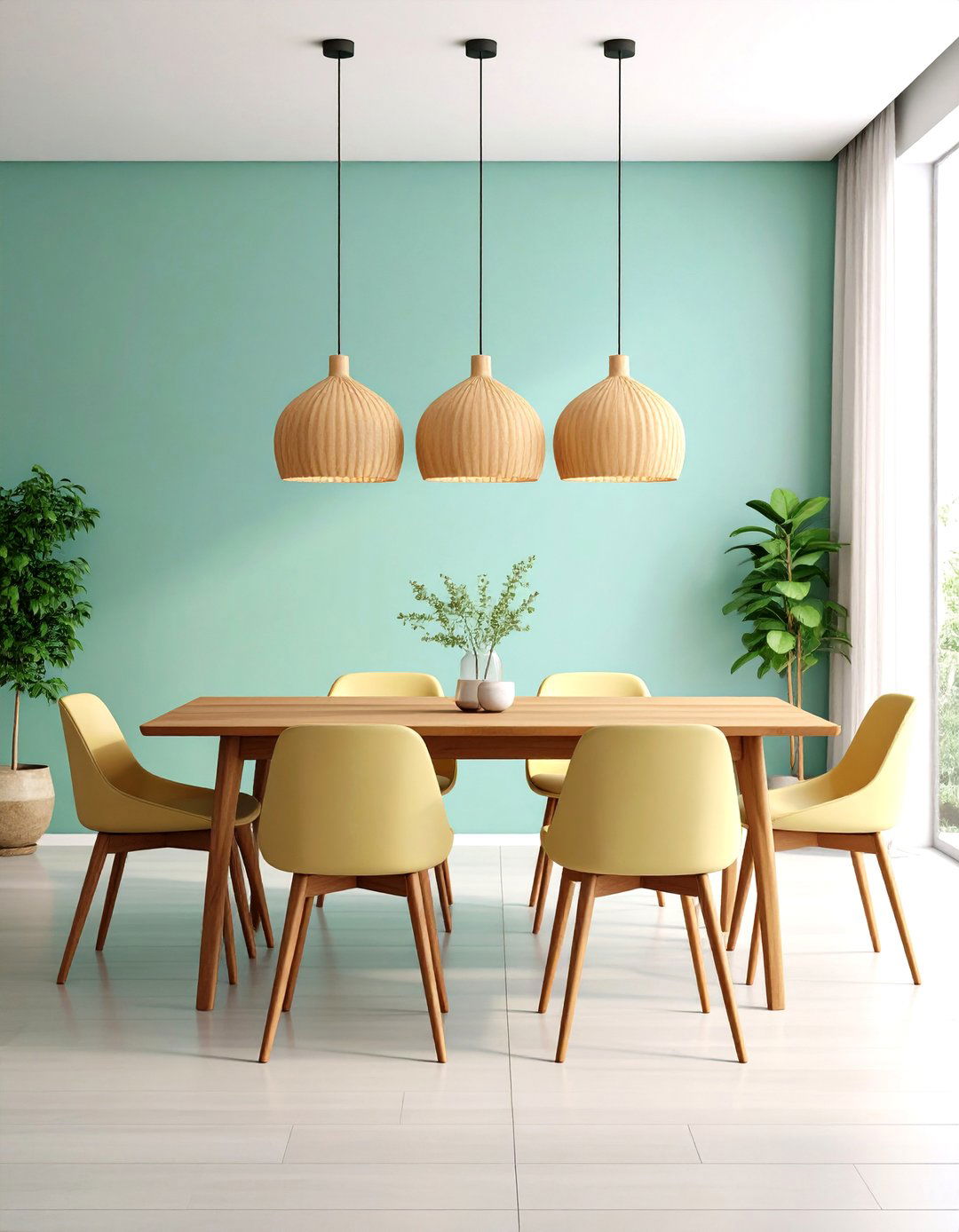 Minimalist Clean Lines Mid Century Modern Dining Room - 20 Mid-century Modern Dining Rooms