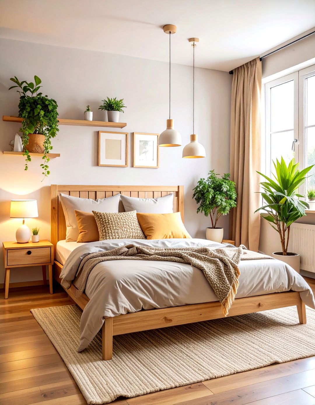 Minimalist Dorm Room with Warm Earth Tone Palette - 20 Minimalist Dorm Room Ideas