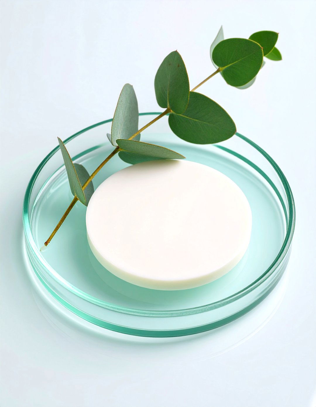 Minimalist Eucalyptus Sprigs and Floating Discs - 20 Floating Wedding Centerpiece Ideas