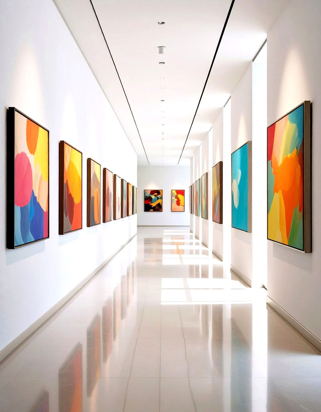 Minimalist Gallery Wall Arrangement - 20 Minimalist Decorating Ideas