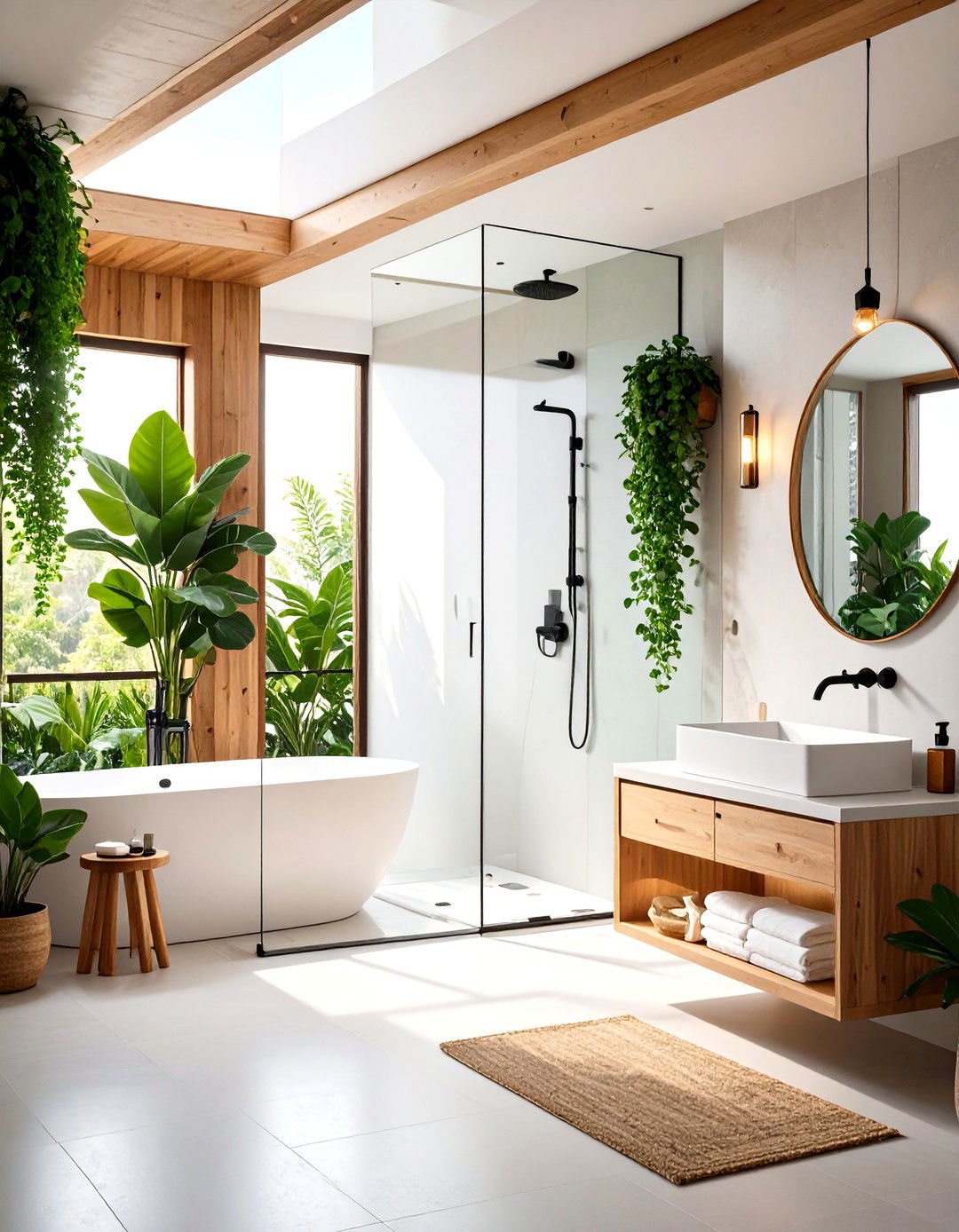 Minimalist Glass Box Greenhouse Bathroom - 20 Greenhouse Bathroom Ideas