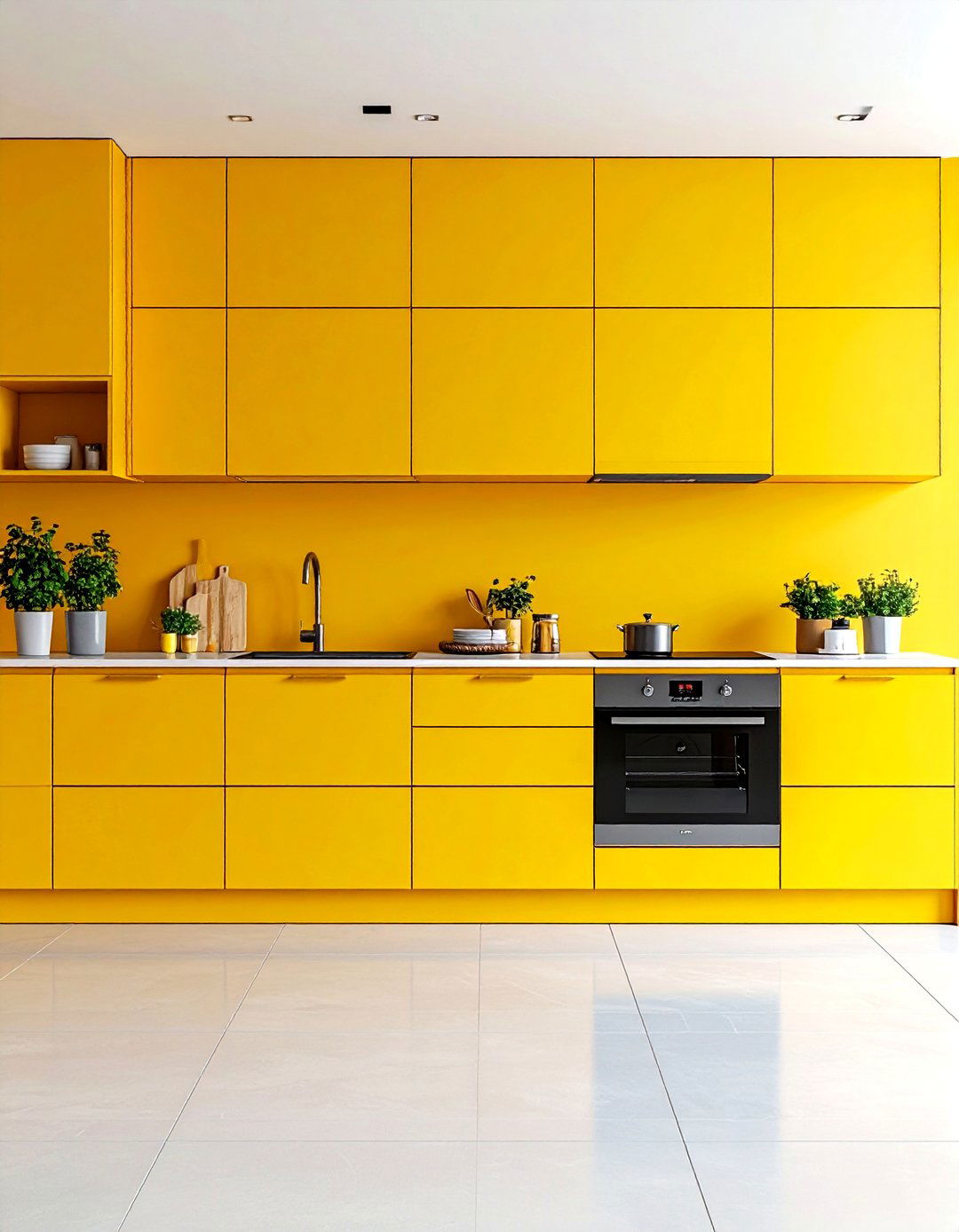 Minimalist Hidden Storage Kitchen Remodel - 20 Kitchen Remodel Ideas