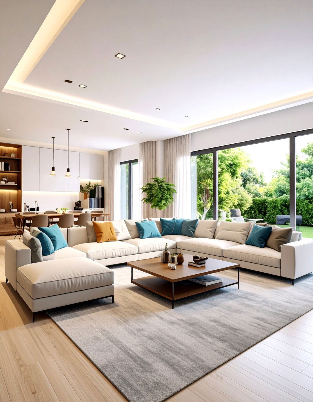 Minimalist Living Room with Hidden Technology Integration - 20 Minimalist Living Room Ideas