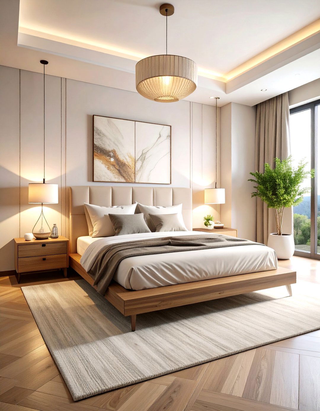 Minimalist Luxury Primary Bedroom - 20 Primary Bedroom Ideas