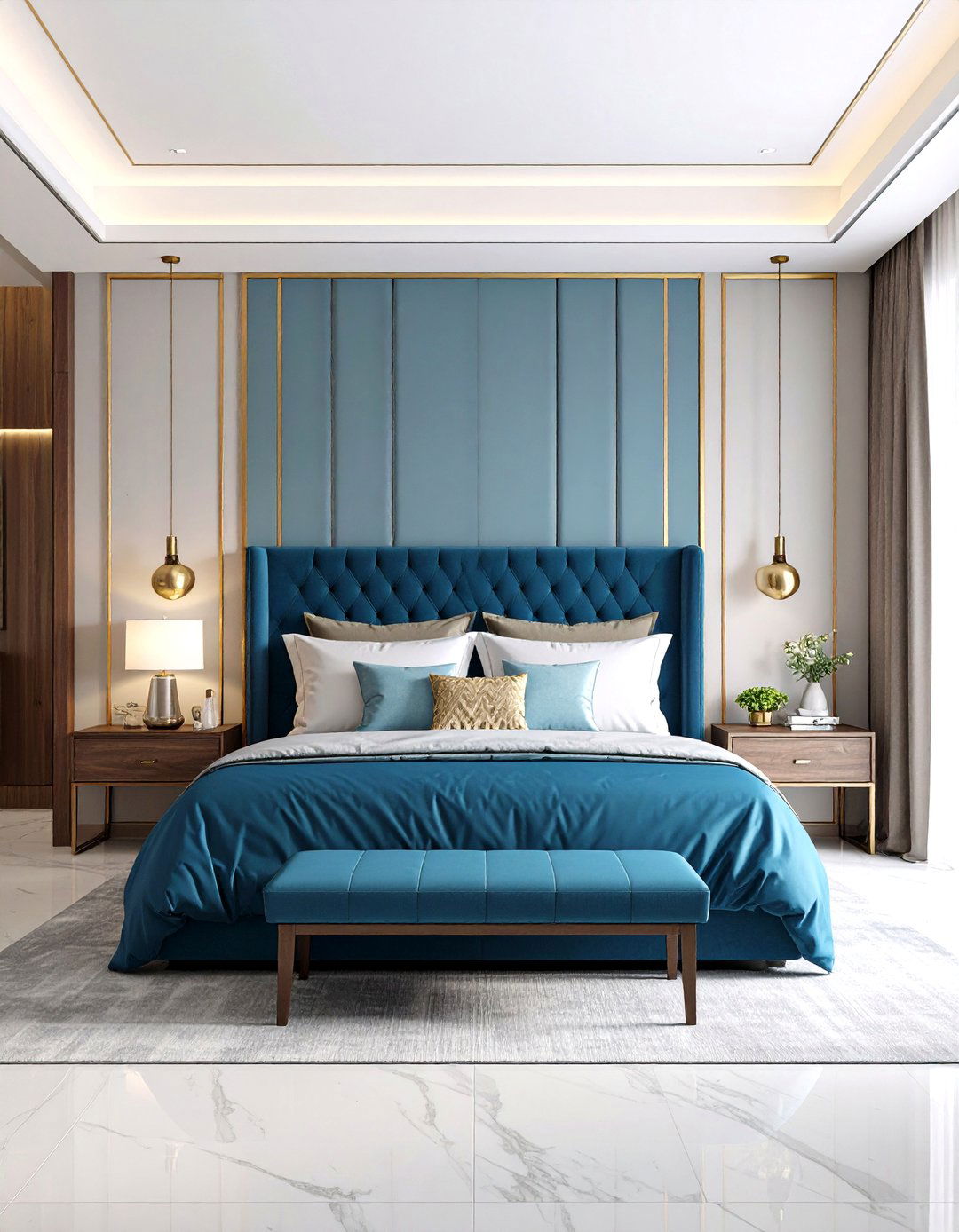 Minimalist Luxury Relaxing Bedroom - 20 Relaxing Bedroom Ideas
