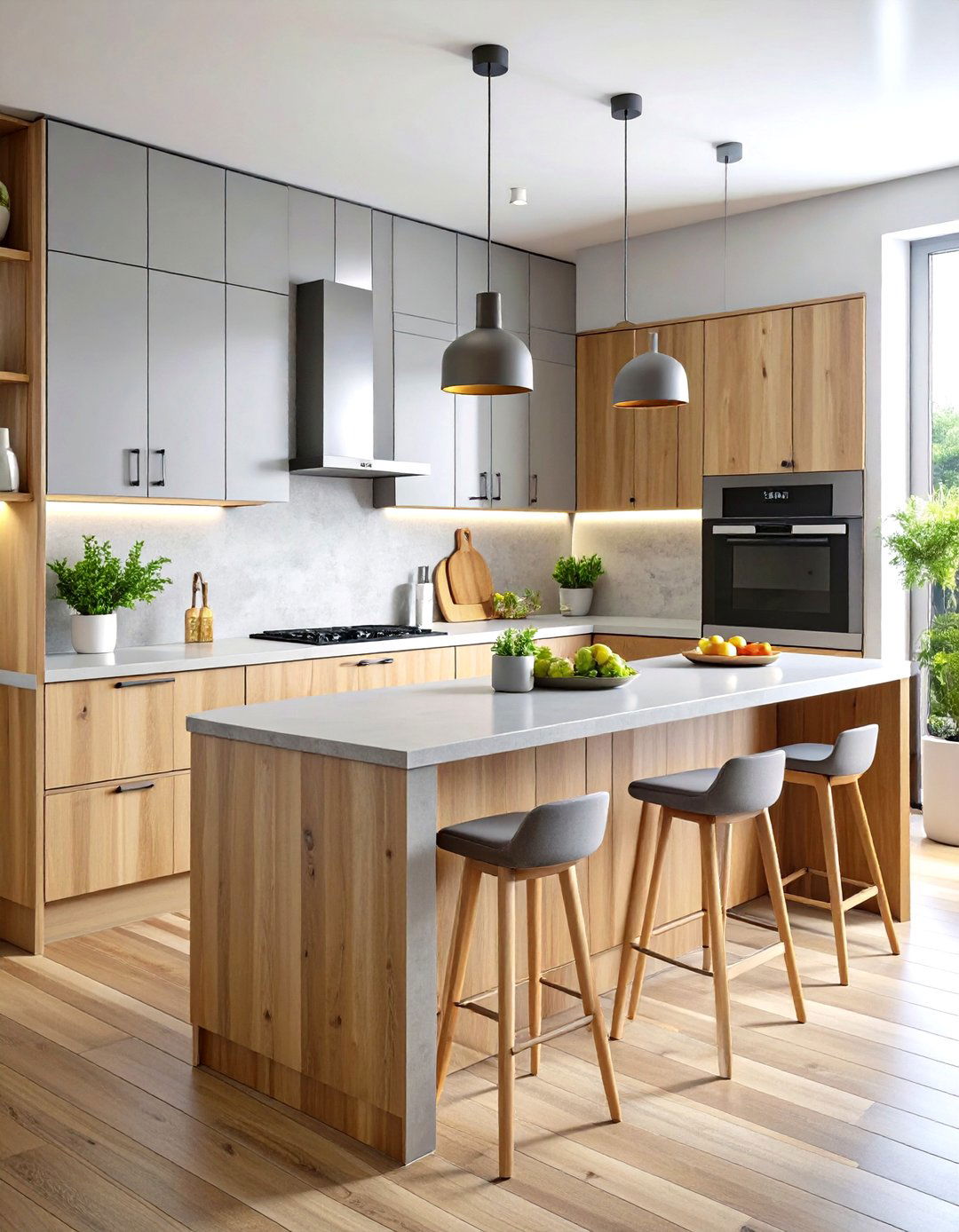 Minimalist Microcement Kitchen Design - 20 Microcement Kitchen Ideas
