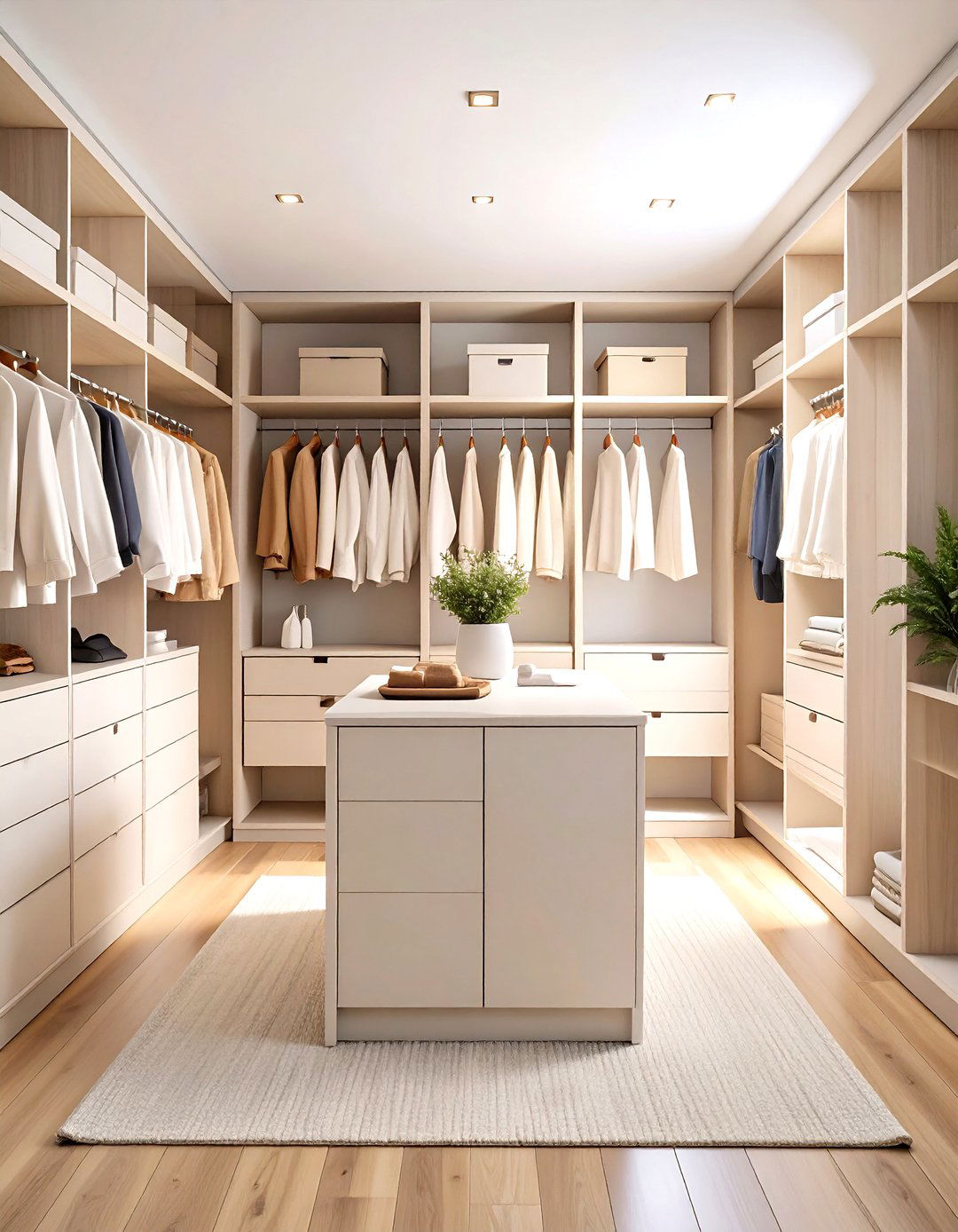 Minimalist Modern Closet Island - 20 Closet Island Ideas