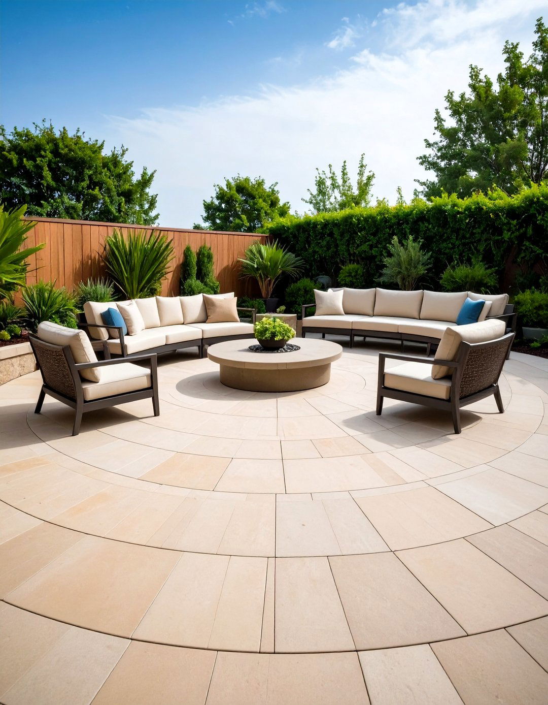 Minimalist Modern Design - 20 Semi Circle Patio Ideas and Inspiration