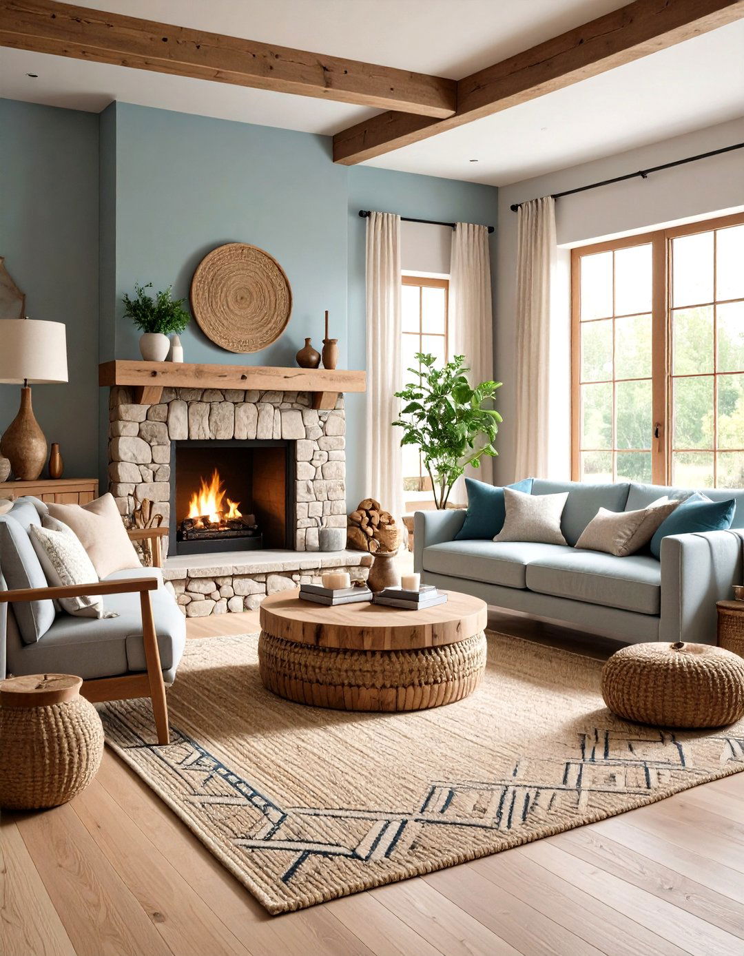 Minimalist Natural Texture Integration - 20 Minimalist Decorating Ideas