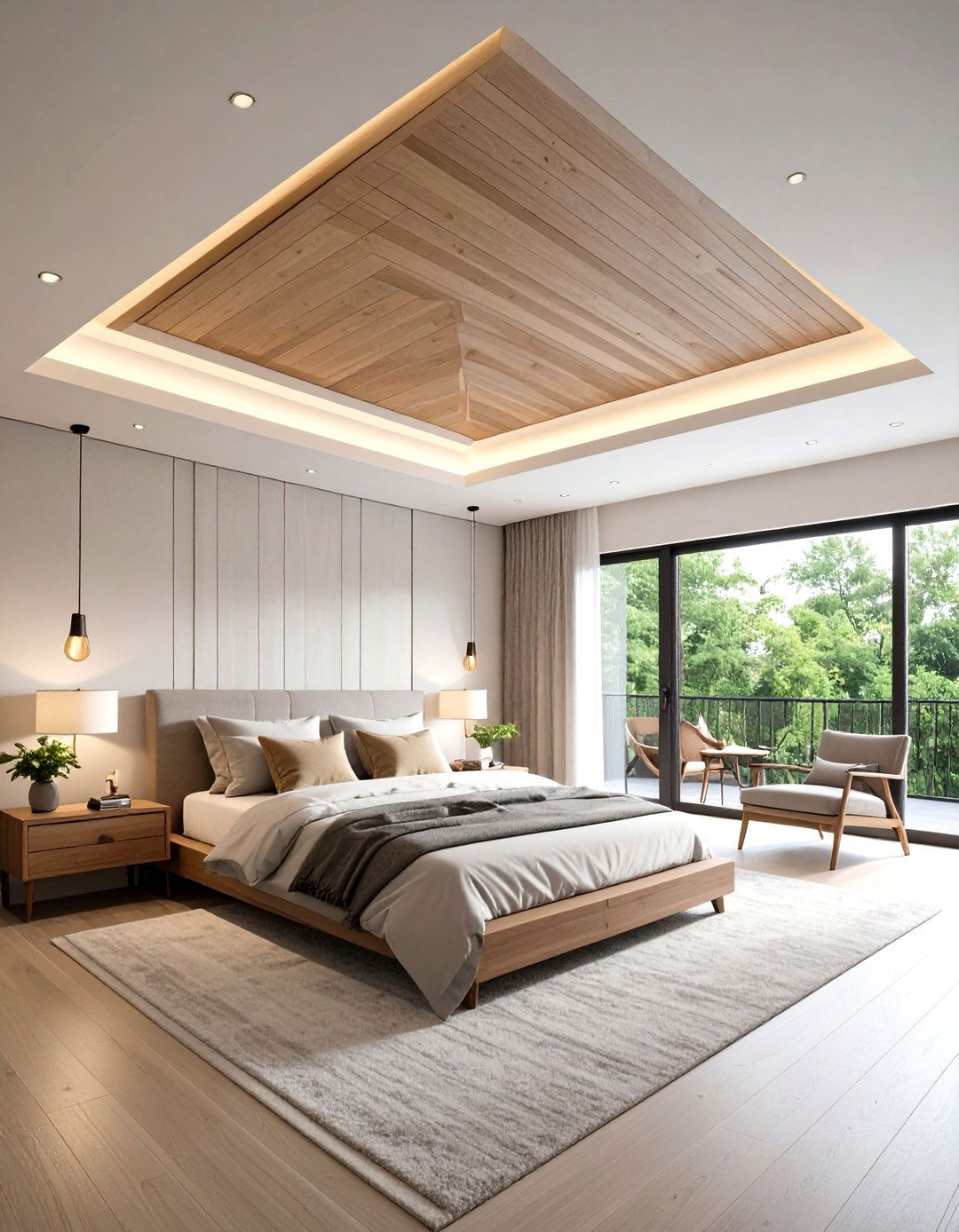 Minimalist Pop Ceiling Design with Clean Lines - 20 Pop Ceiling Design Ideas