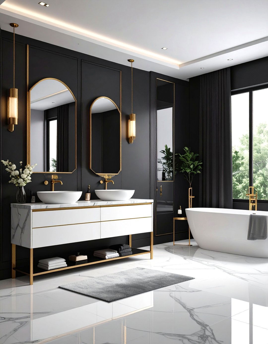 Minimalist Powder Room - 20 Powder Room Ideas