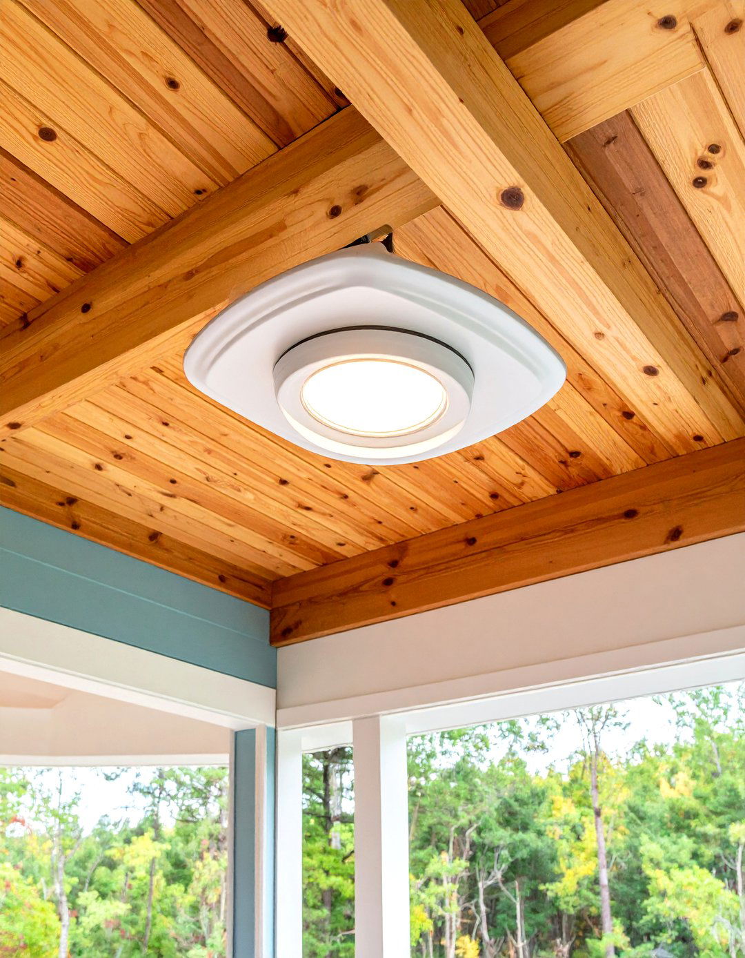 Minimalist Recessed Porch Lighting Spots - 20 Front Porch Lighting Ideas