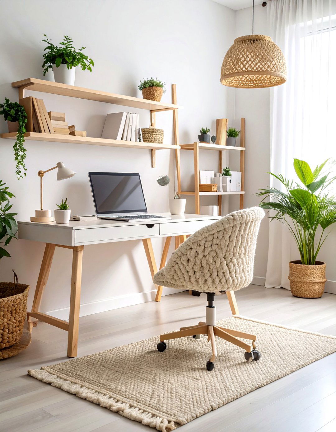 Minimalist Scandinavian Home Office - 20 Home Office Ideas for Her