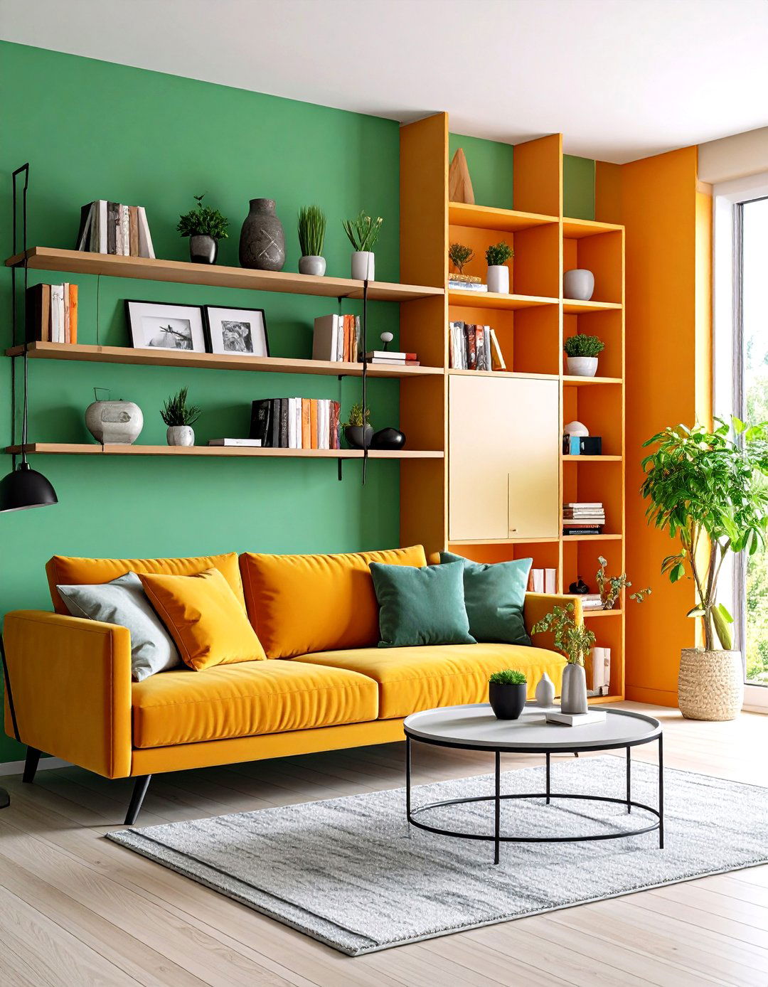 Minimalist Shelving - 20 Simple Living Room Ideas