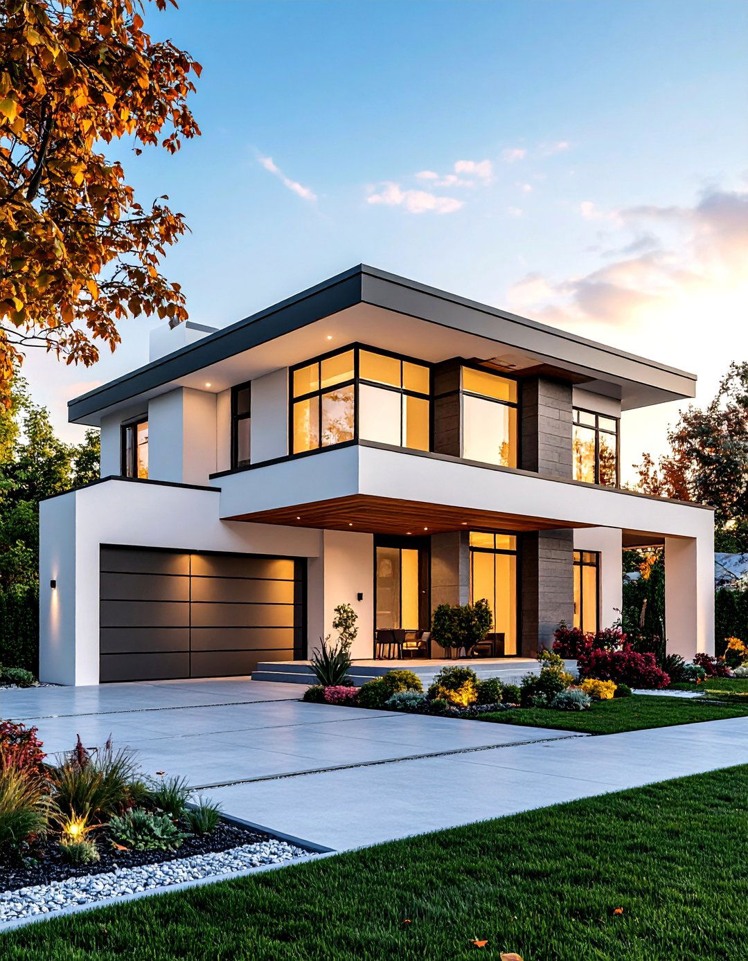 Minimalist Single Slope Car Porch Design - 20 Car Porch Design Ideas