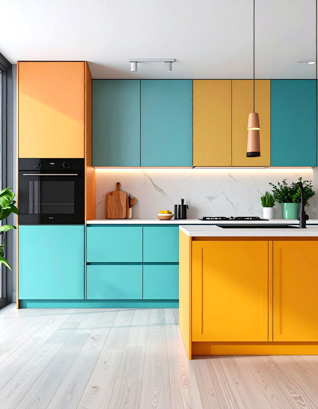 Minimalist Slab Kitchen Door Design - 20 Kitchen Door Design Ideas