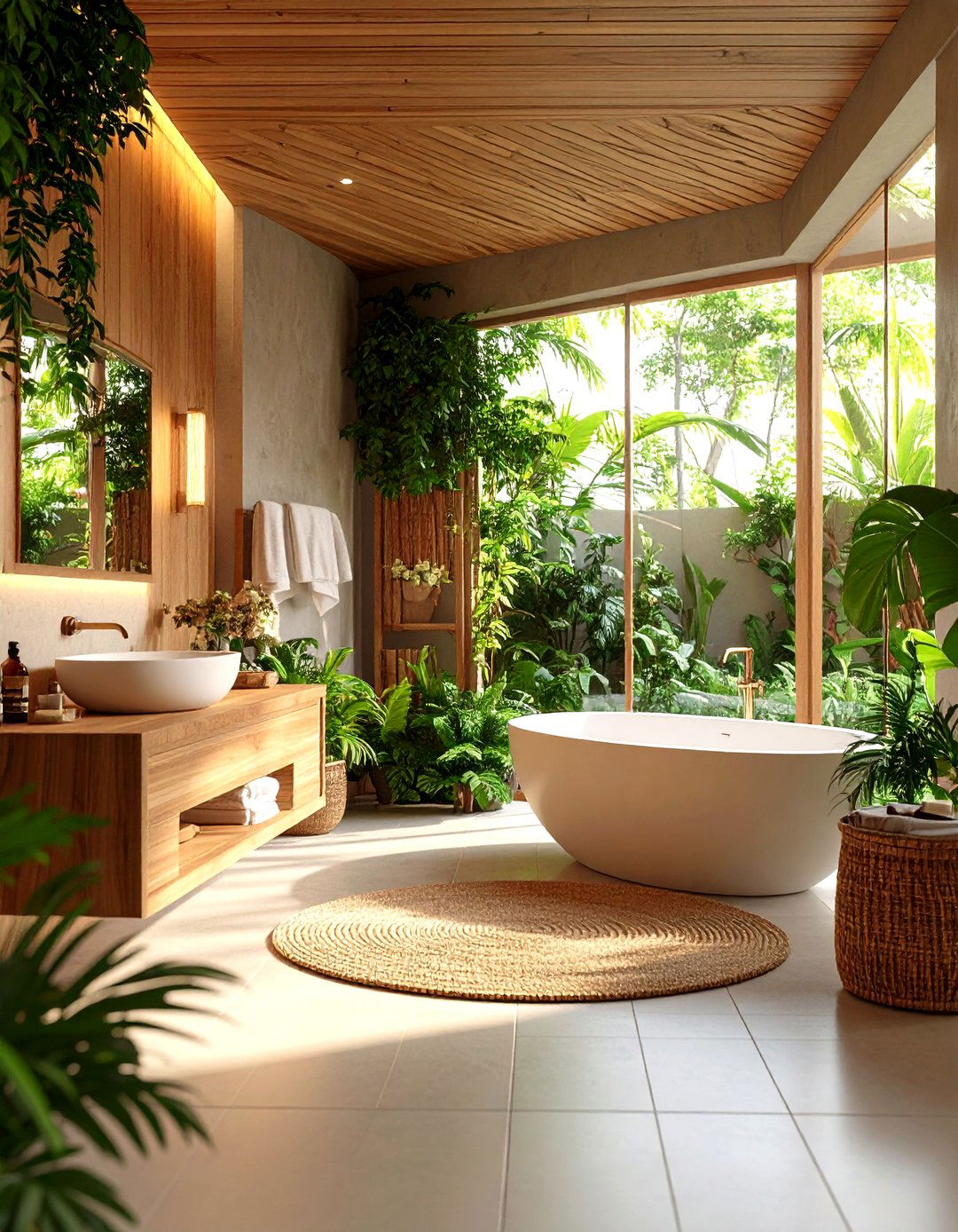 Minimalist Spa Like Bathroom Retreat - 20 Minimalist Decorating Ideas